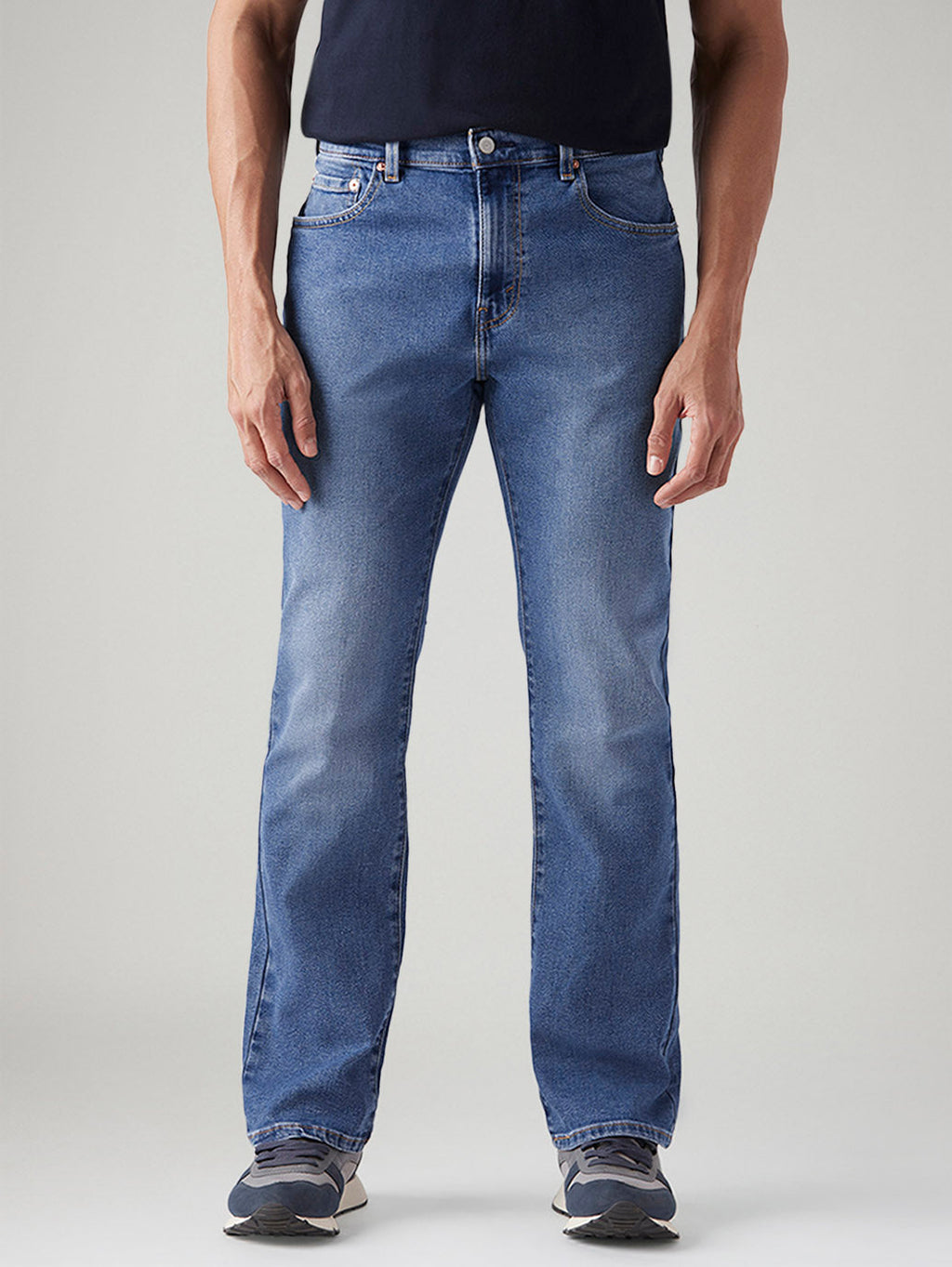 Men's 517 Med Indigo Bootcut Fit Mid Rise Jeans