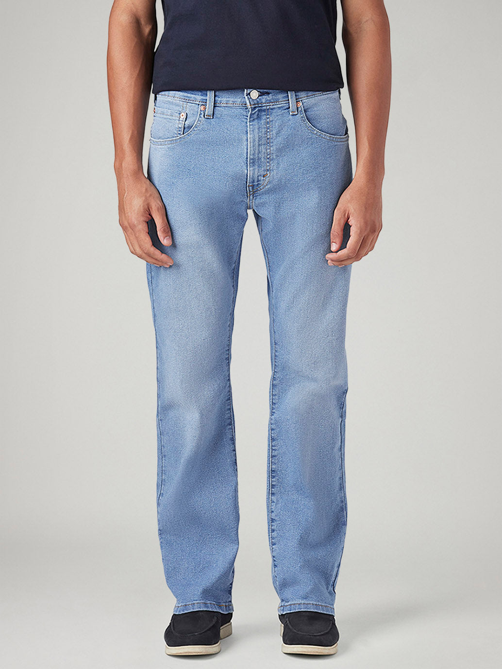 Men's 517 Light Blue Bootcut Fit Mid Rise Jeans