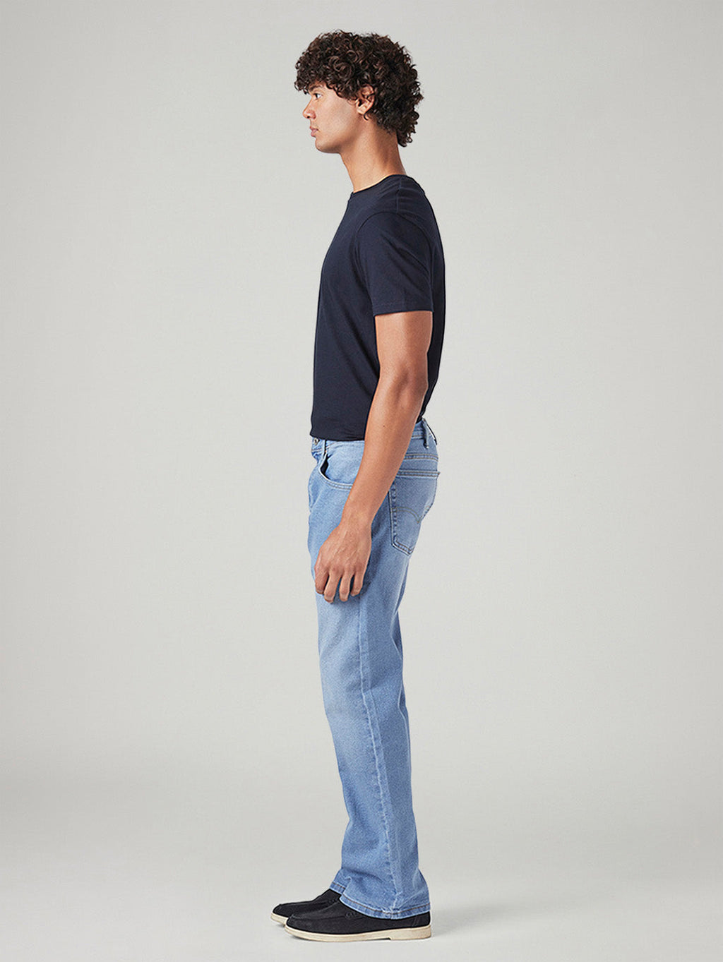 Men's 517 Light Blue Bootcut Fit Mid Rise Jeans