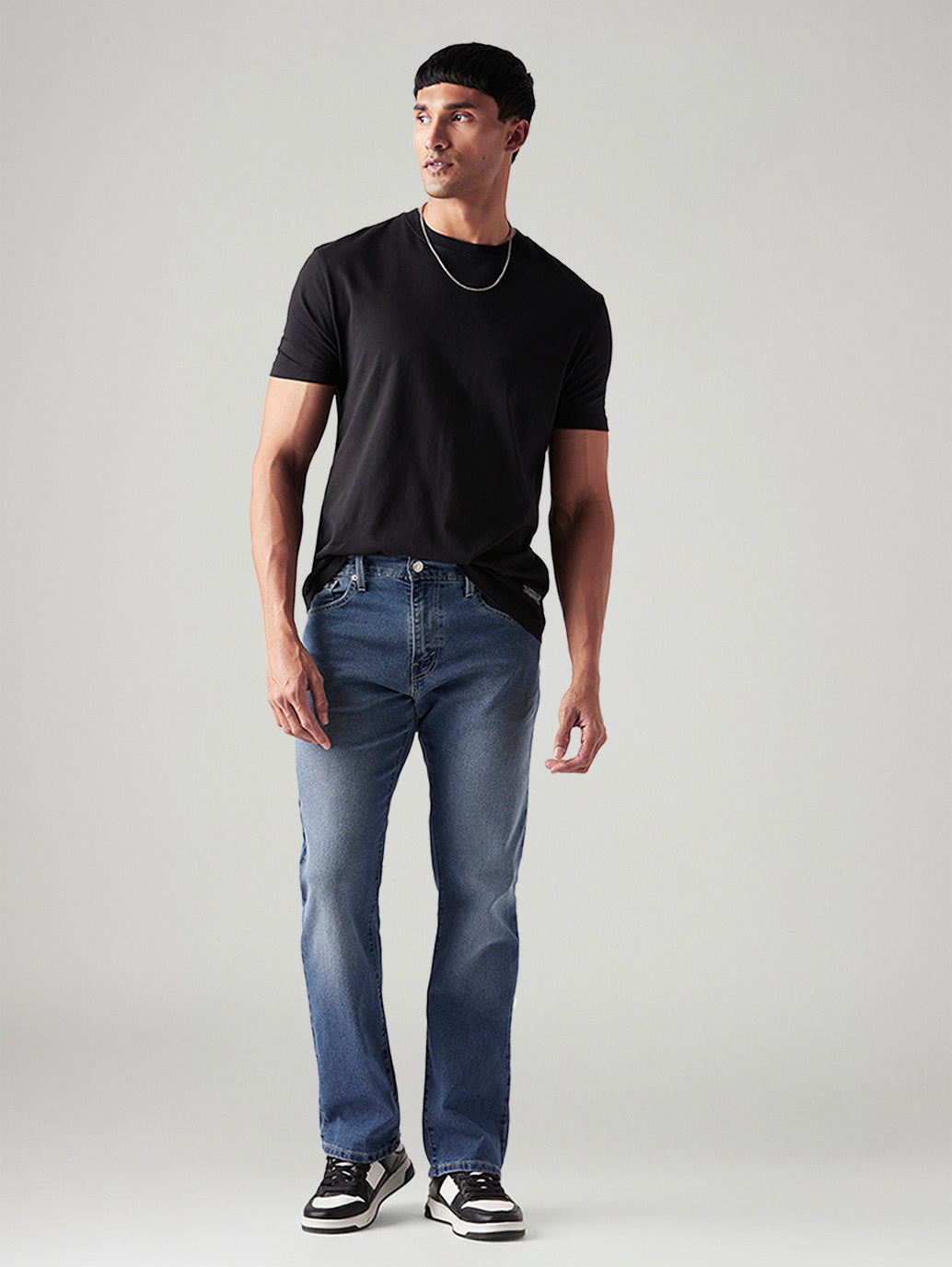 Men's 517 Med Indigo Bootcut Fit Mid Rise Jeans