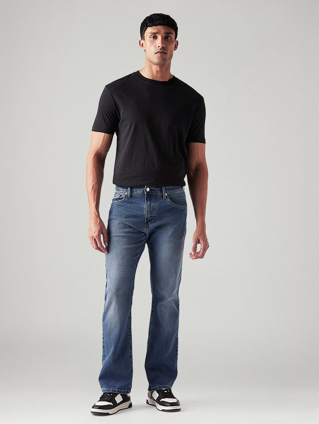 Men's 517 Med Indigo Bootcut Fit Mid Rise Jeans
