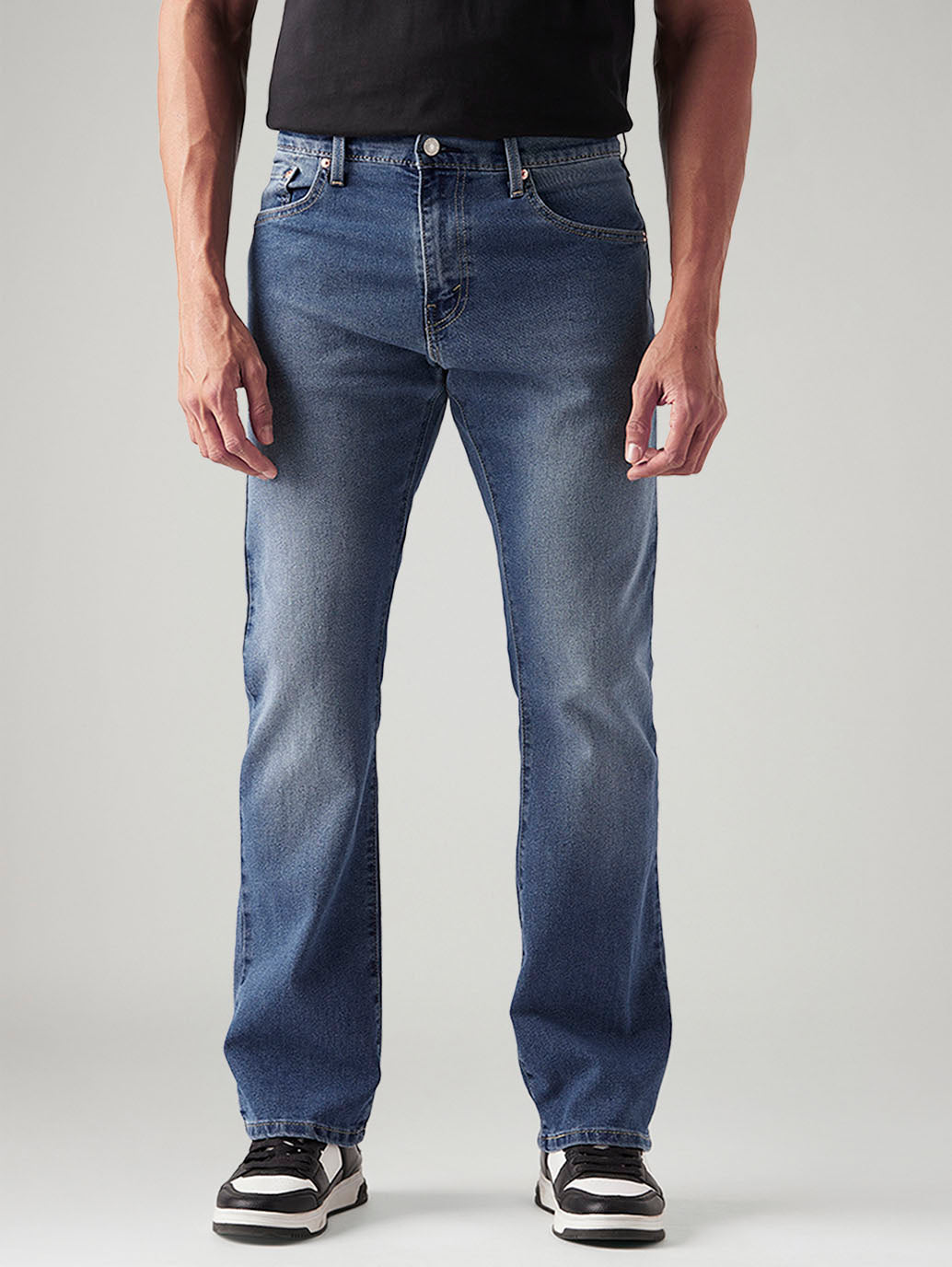 Men's 517 Med Indigo Bootcut Fit Mid Rise Jeans