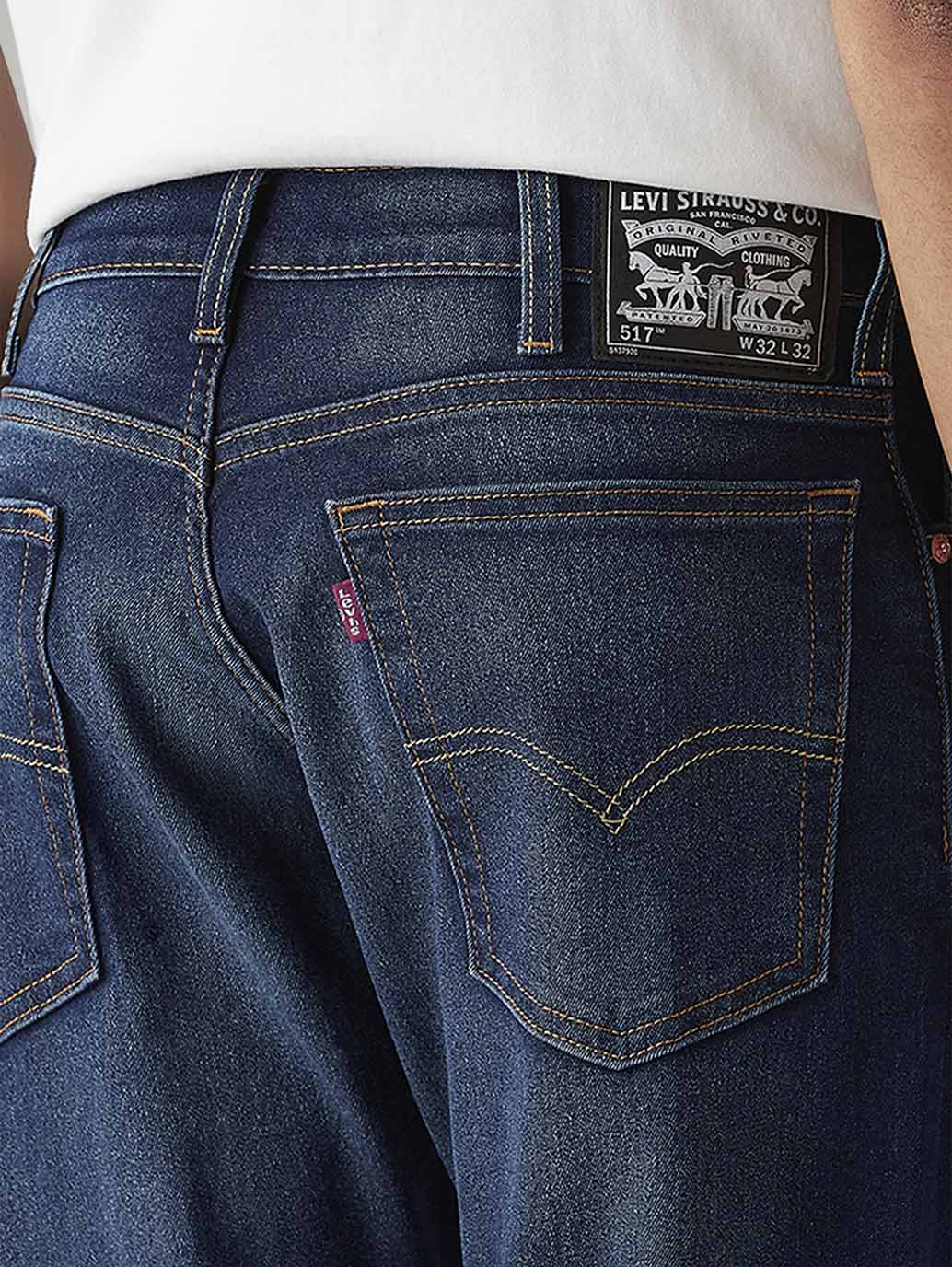 Men's 517 Dark Indigo Bootcut Mid Rise Jeans