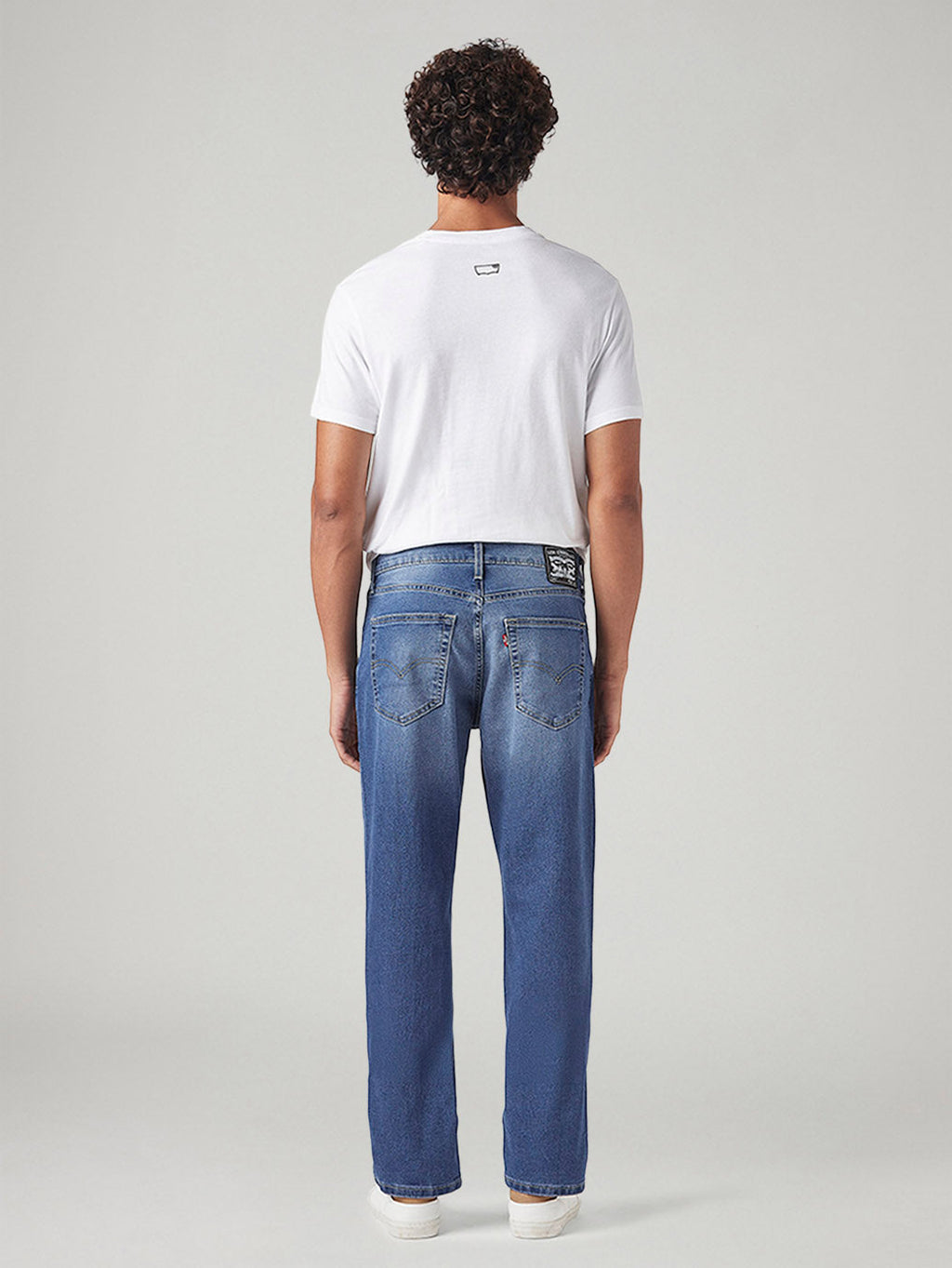 Men's 541 Blue Athletic Tapered Fit Mid Rise Jeans