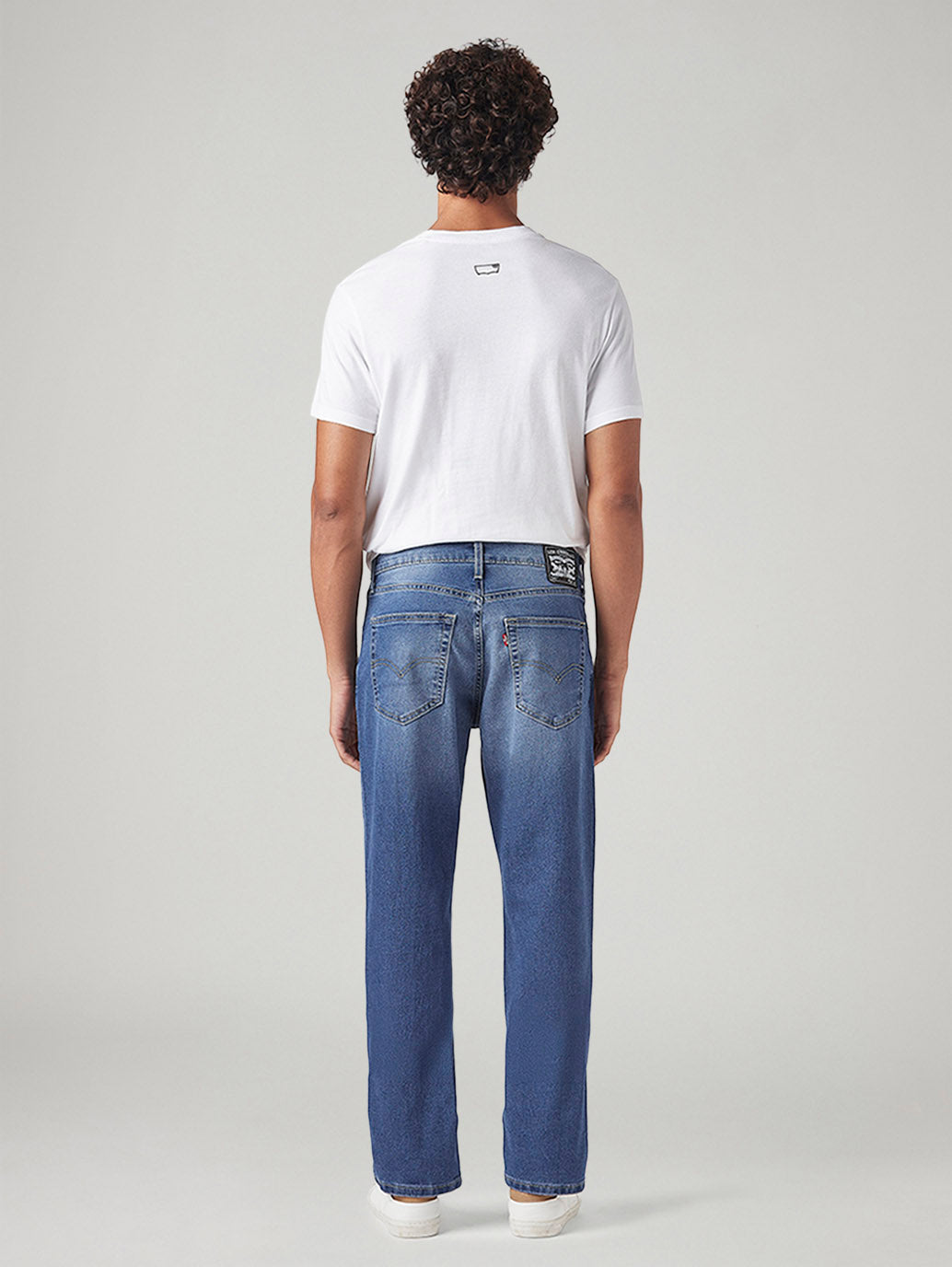 Men's 541 Blue Athletic Tapered Fit Mid Rise Jeans