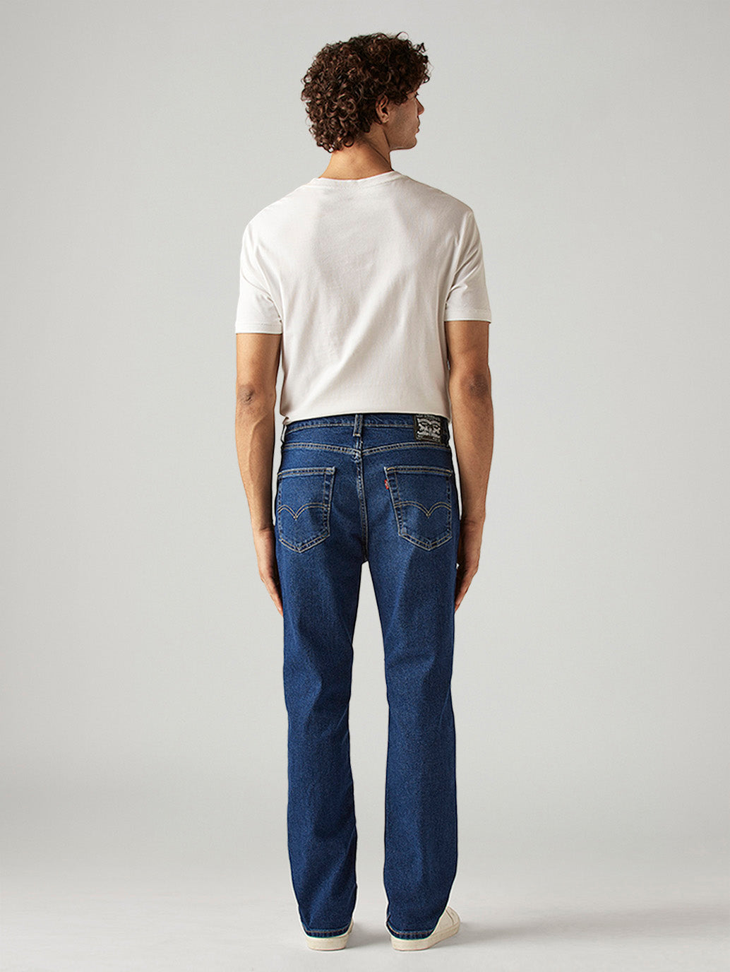 Men's 541 Blue Athletic Tapered Fit Mid Rise Jeans
