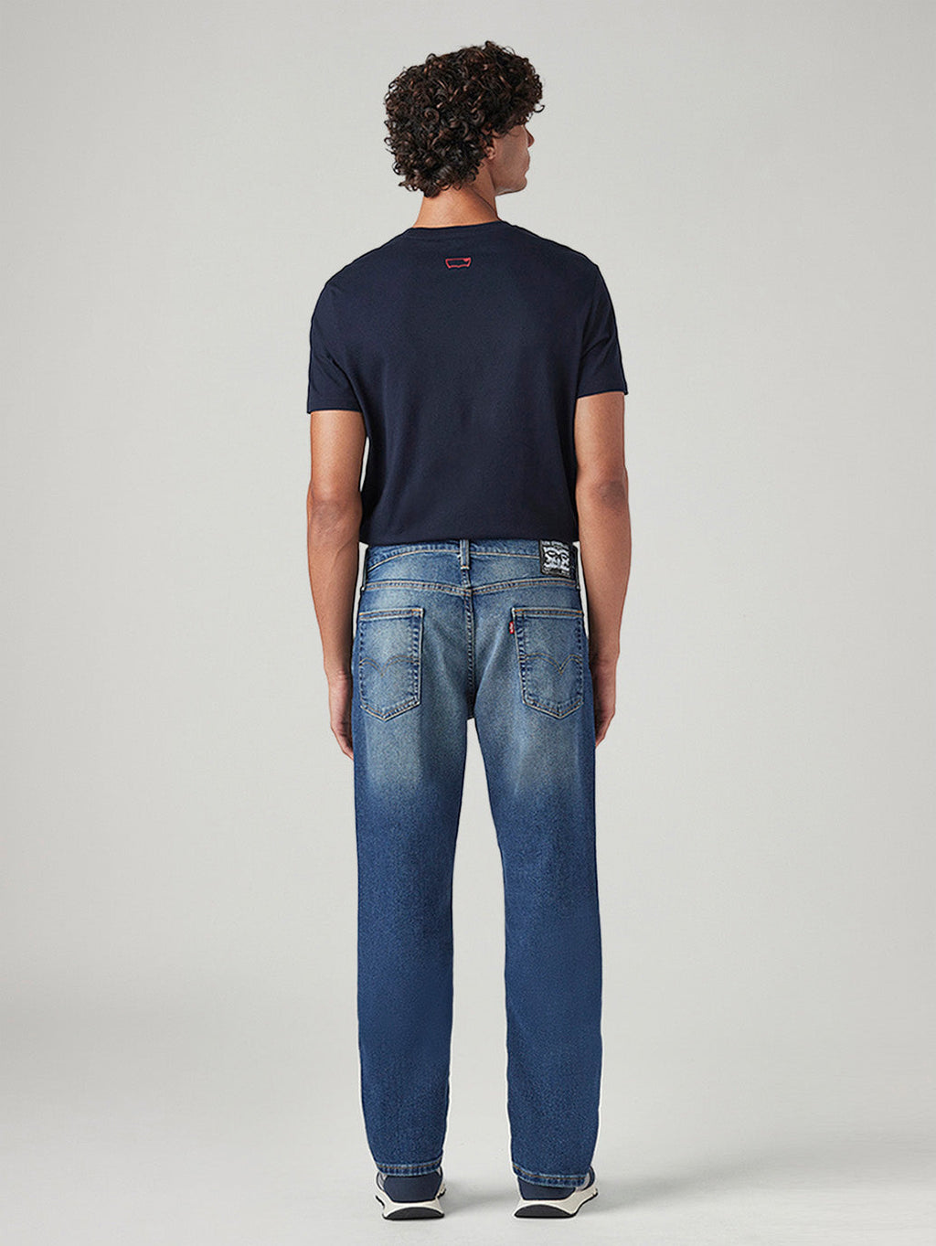 Men's 541 Blue Athletic Tapered Fit Mid Rise Tinted Jeans