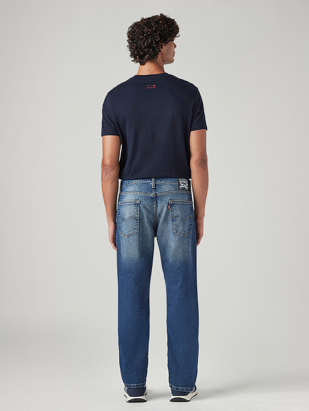 Men's 541 Blue Athletic Tapered Fit Mid Rise Tinted Jeans