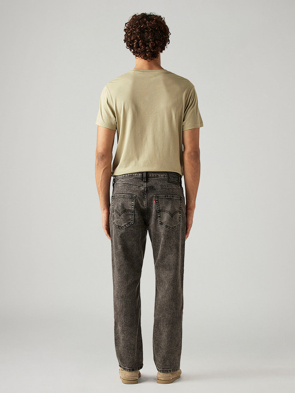 Men's 541 Grey Athletic Tapered Fit Mid Rise Jeans