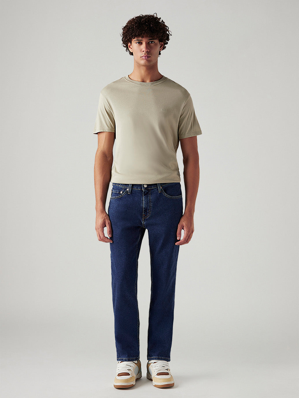 Men's 541 Med Indigo Athletic Tapered Fit Mid Rise Jeans