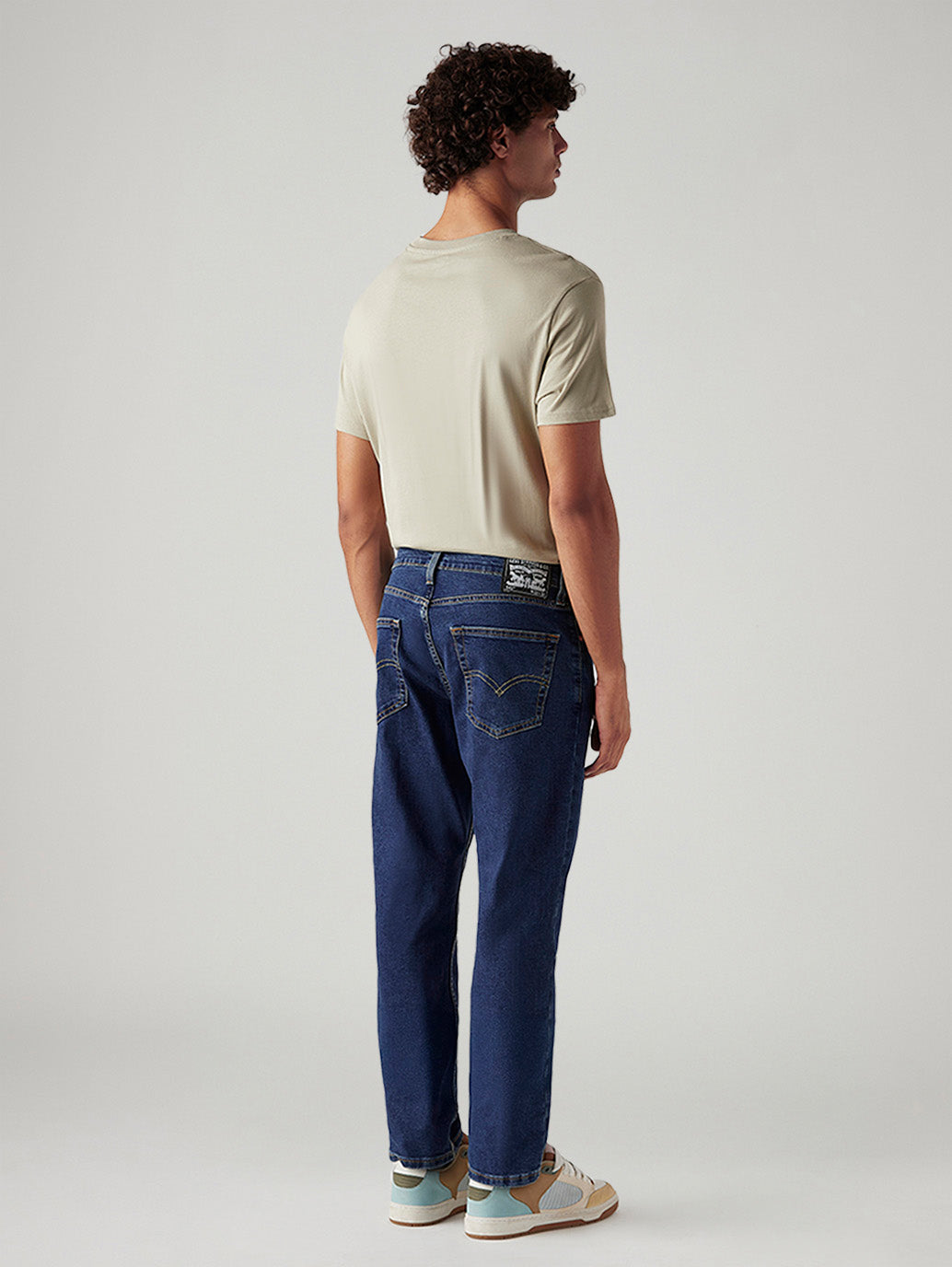 Men's 541 Med Indigo Athletic Tapered Fit Mid Rise Jeans