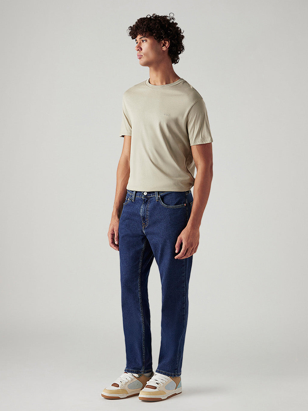 Men's 541 Med Indigo Athletic Tapered Fit Mid Rise Jeans