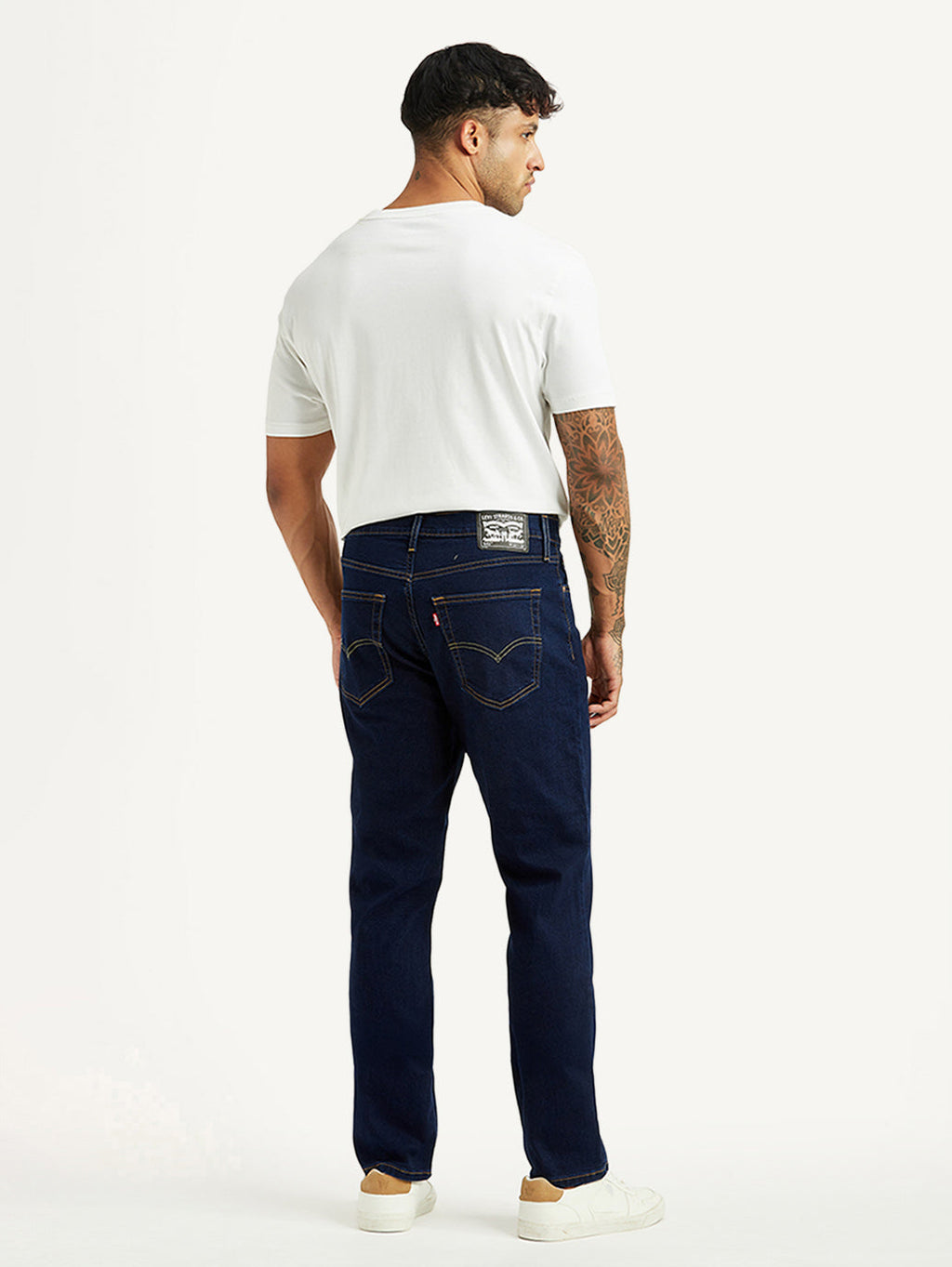Men's 541 Dark Indigo Athletic Tapered Fit Mid Rise Jeans