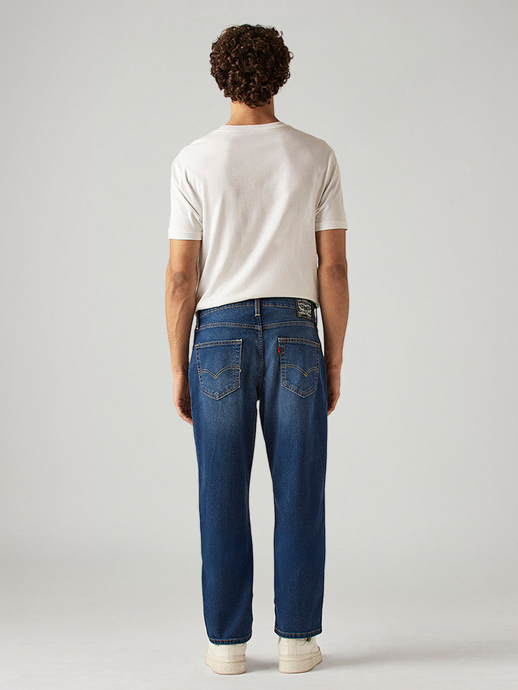 Men's 541 Blue Athletic Tapered Fit Mid Rise Tinted Jeans