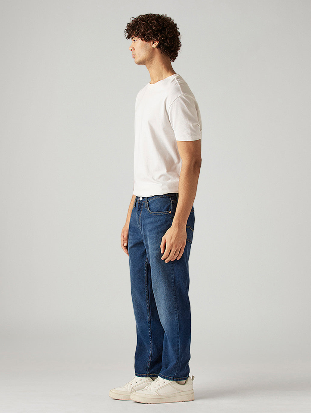 Men's 541 Blue Athletic Tapered Fit Mid Rise Tinted Jeans