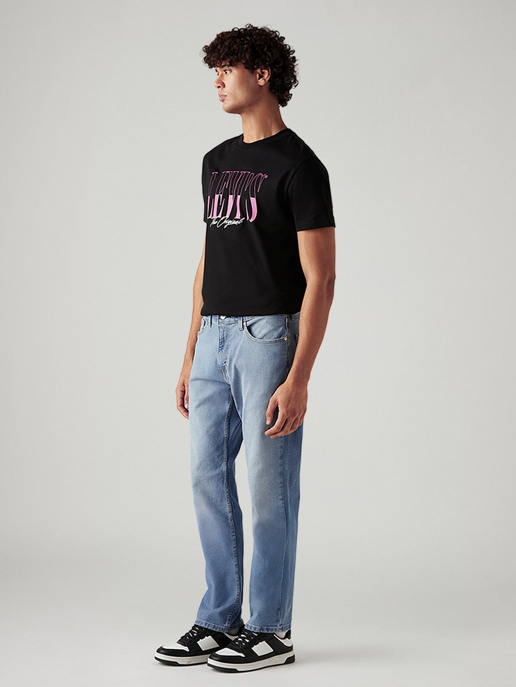 Men's 541 Light Indigo Athletic Tapered Fit Mid Rise Jeans