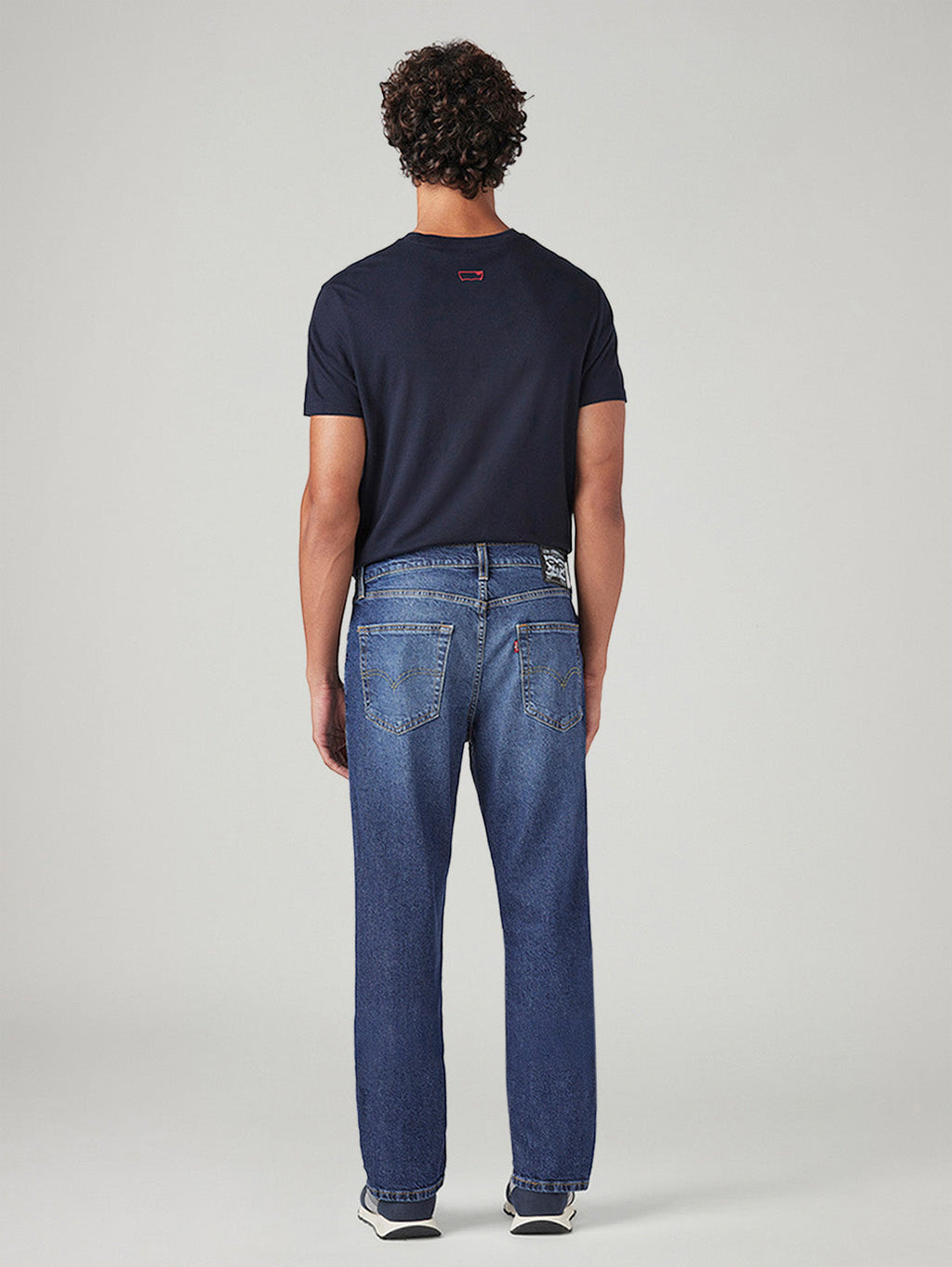 Men's 541 Blue Athletic Tapered Fit Mid Rise Jeans
