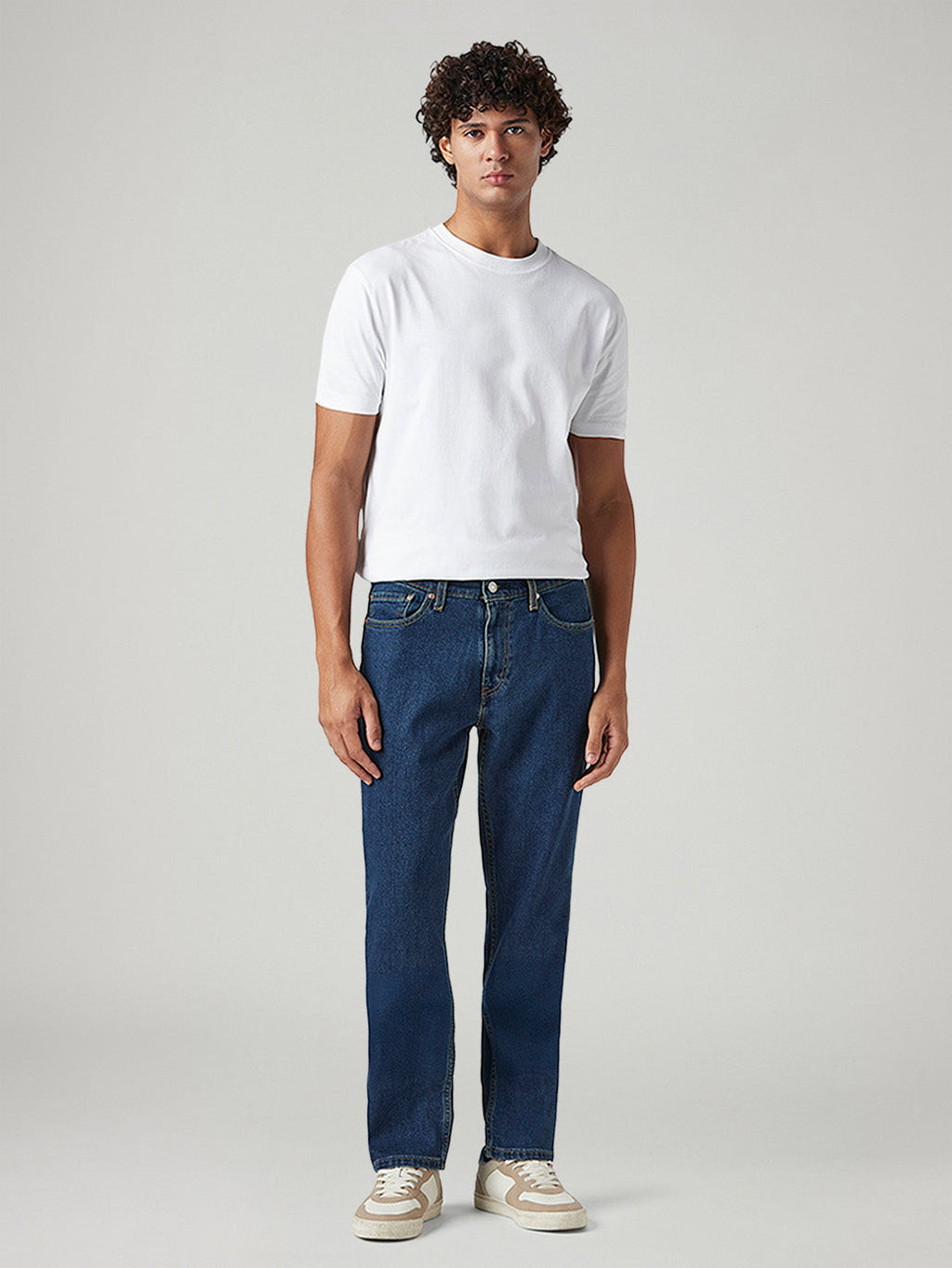 Men's 541 Indigo Athletic Tapered Fit Mid Rise Tinted Jeans