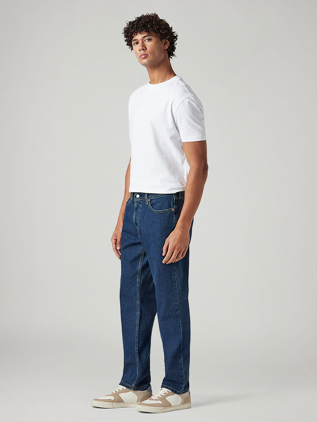 Men's 541 Indigo Athletic Tapered Fit Mid Rise Tinted Jeans