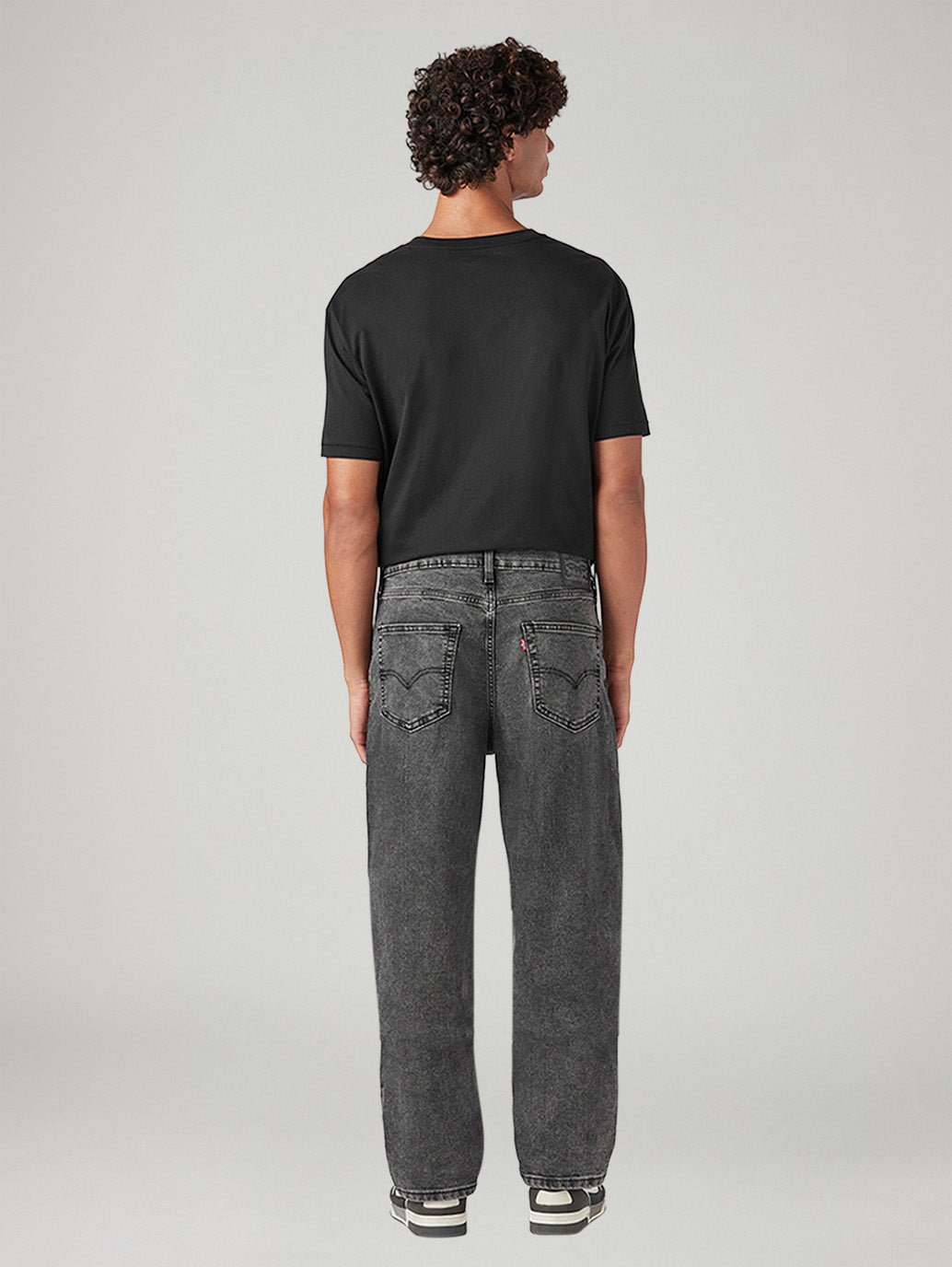Men's 568 Grey Loose Fit Mid Rise Jeans