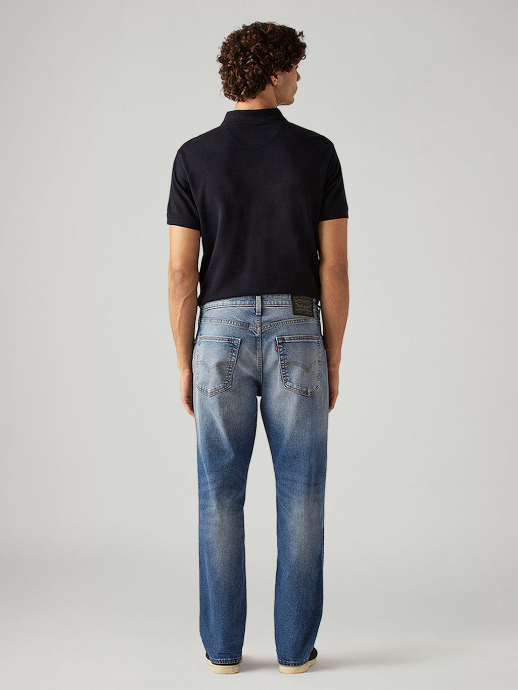 Men's 541 Blue Athletic Tapered Fit Mid Rise Commuter Jeans