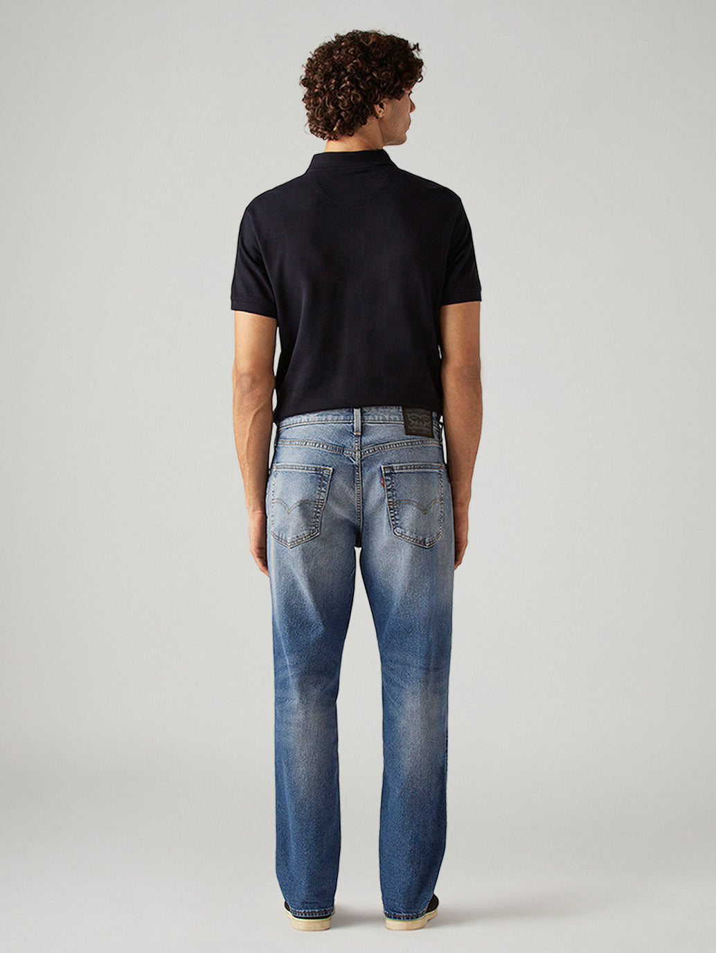 Men's 541 Blue Athletic Tapered Fit Mid Rise Commuter Jeans