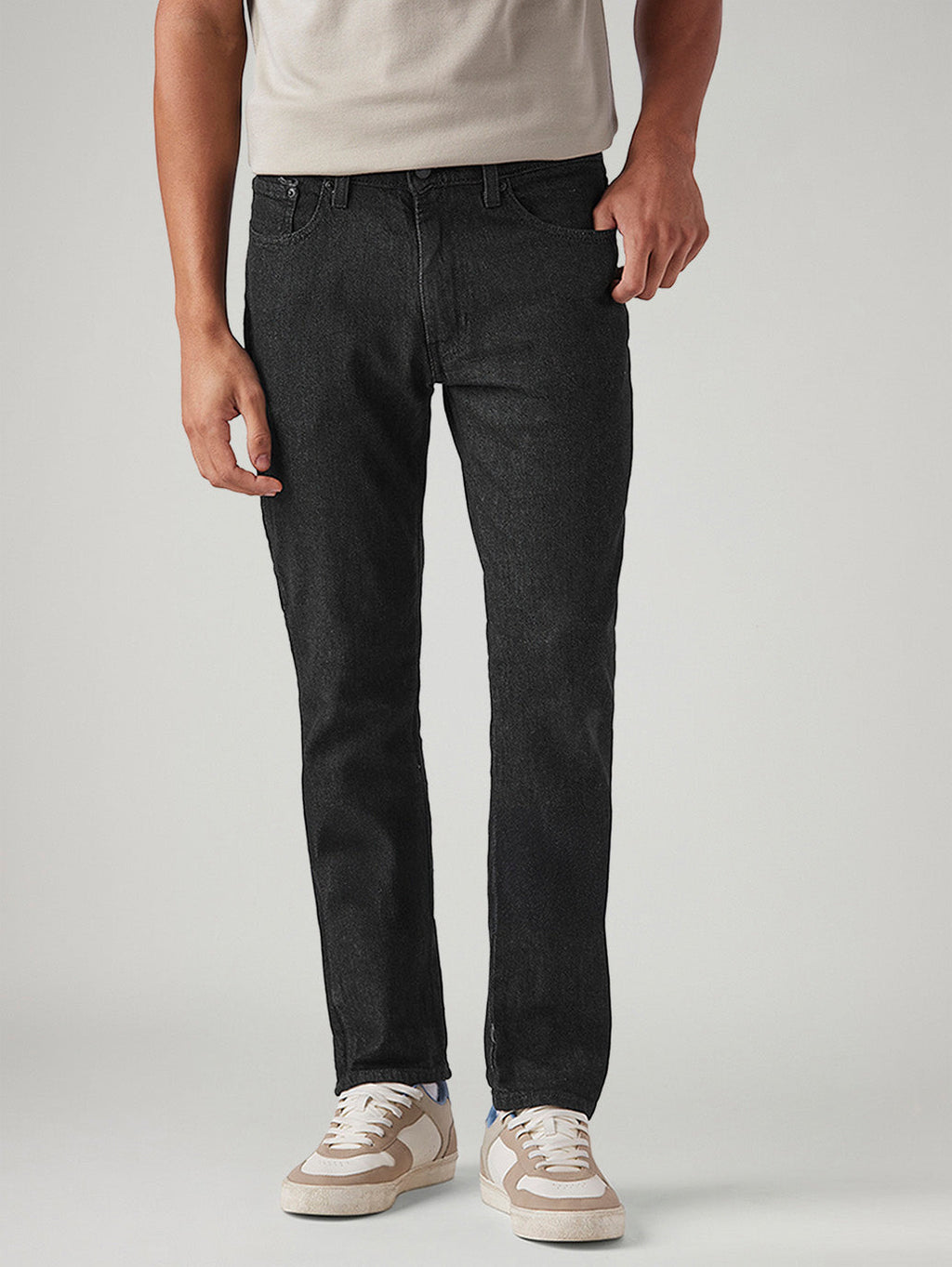 Men's 511 Black Slim Fit Mid Rise Jeans