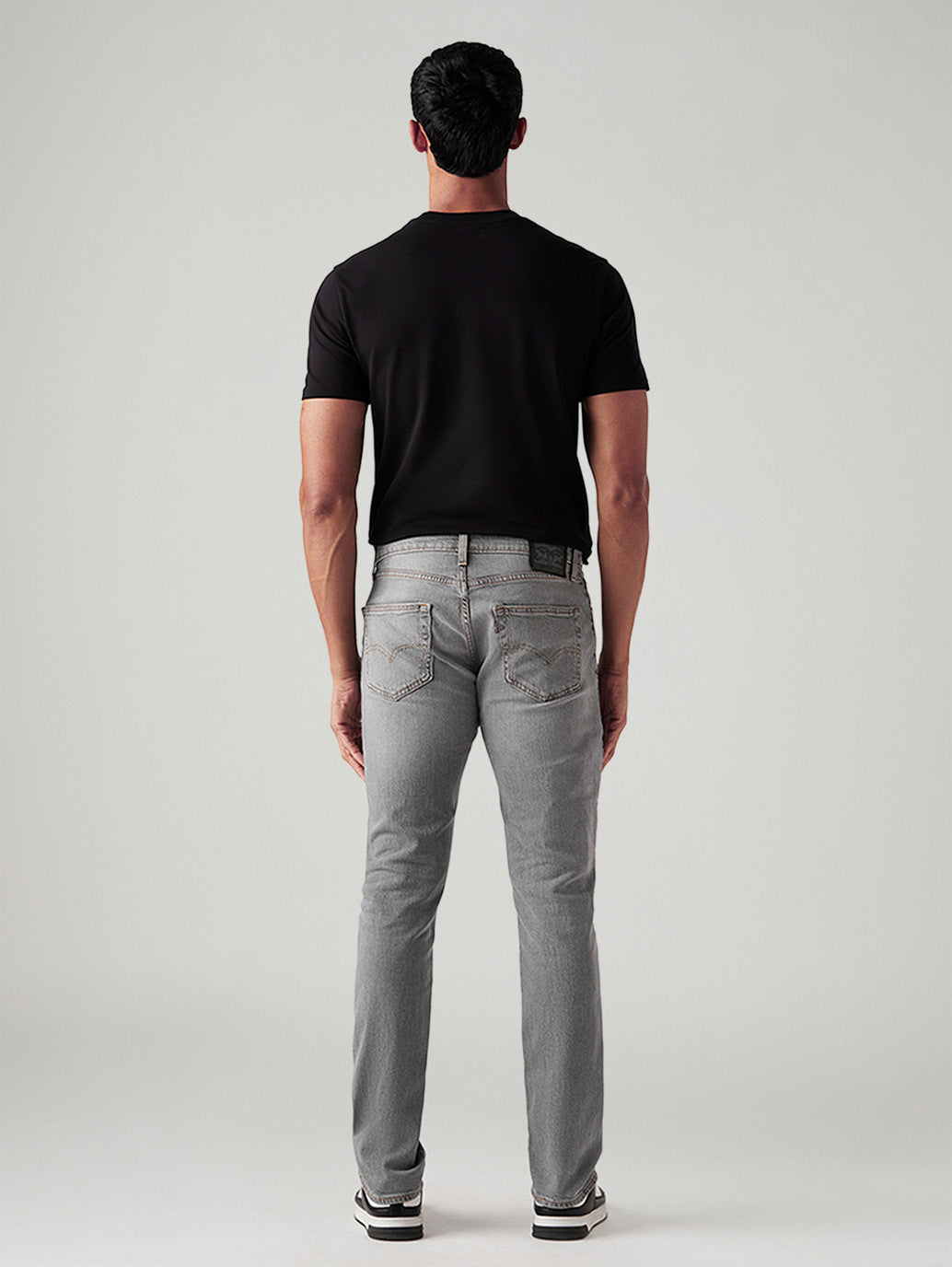 Men's 511 Charcoal Grey Slim Fit Mid Rise Commuter Jeans