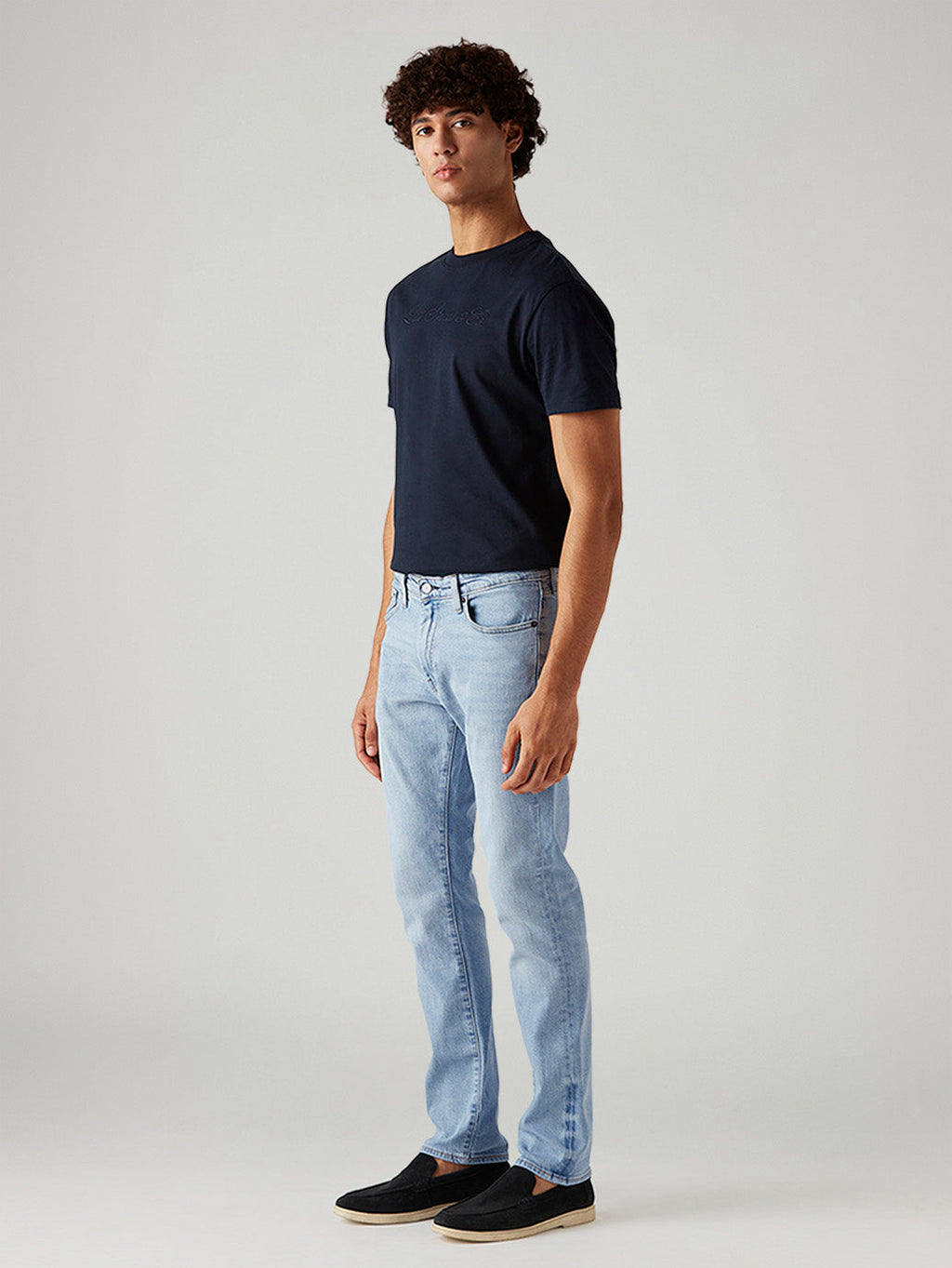 Men's 511 Light Blue Slim Fit Mid Rise Commuter Jeans