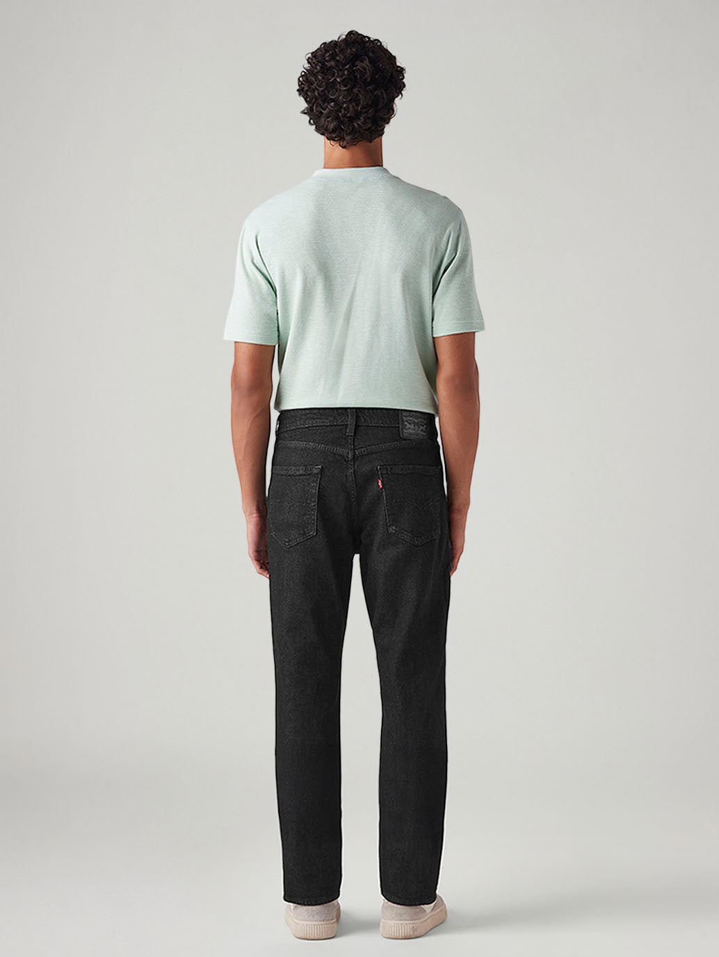Men's 541 Black Tapered Fit Mid Rise Jeans