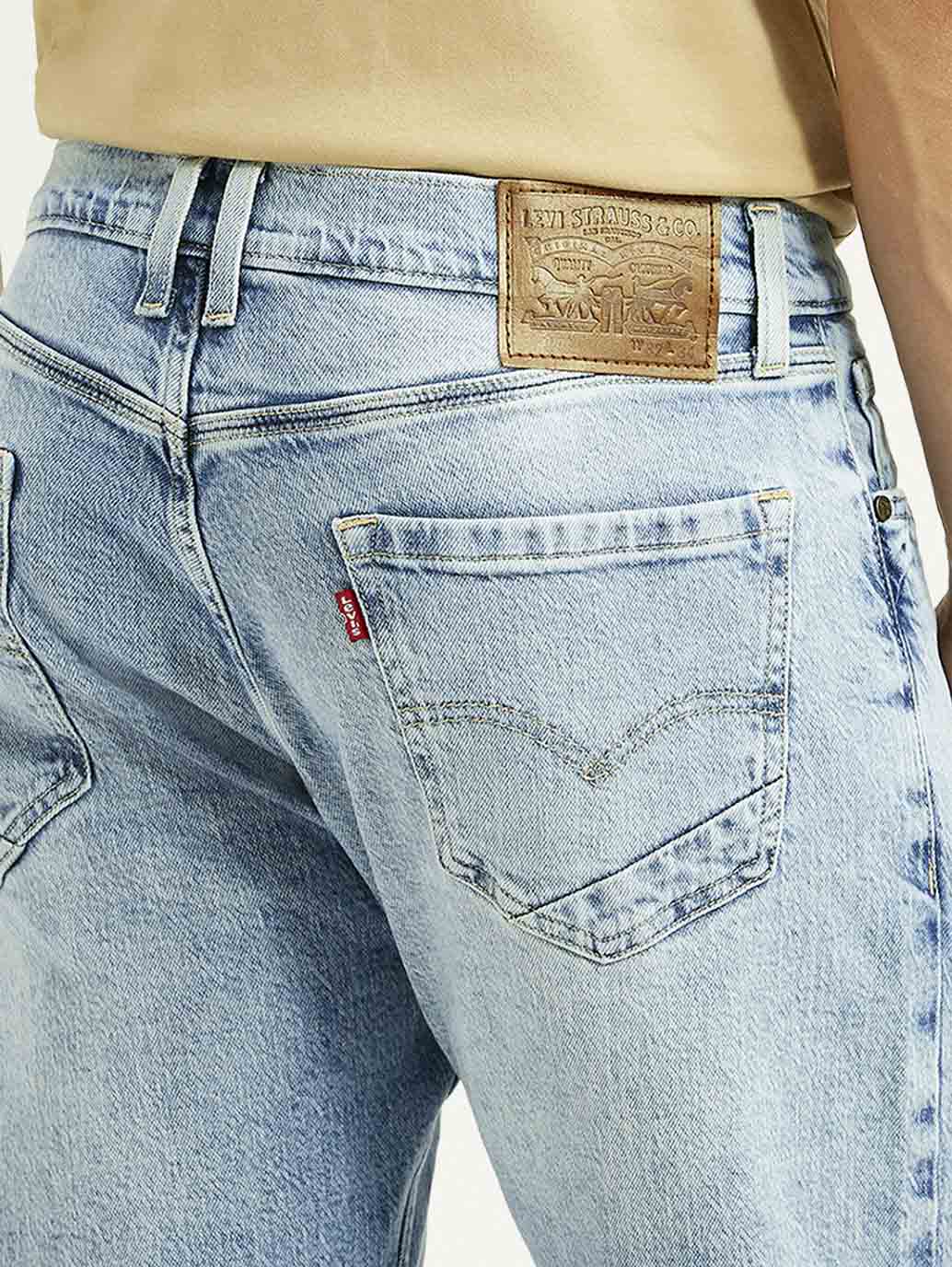 Men's 505 Light Blue Straight Fit Hyper Stretch Jeans