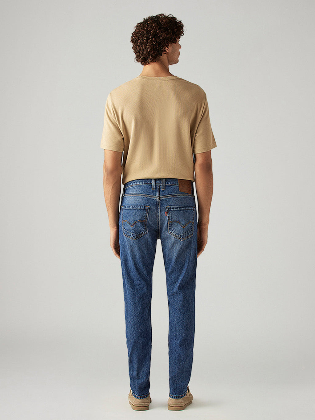 Men's 513 Blue Slim Straight Fit Mid Rise Jeans