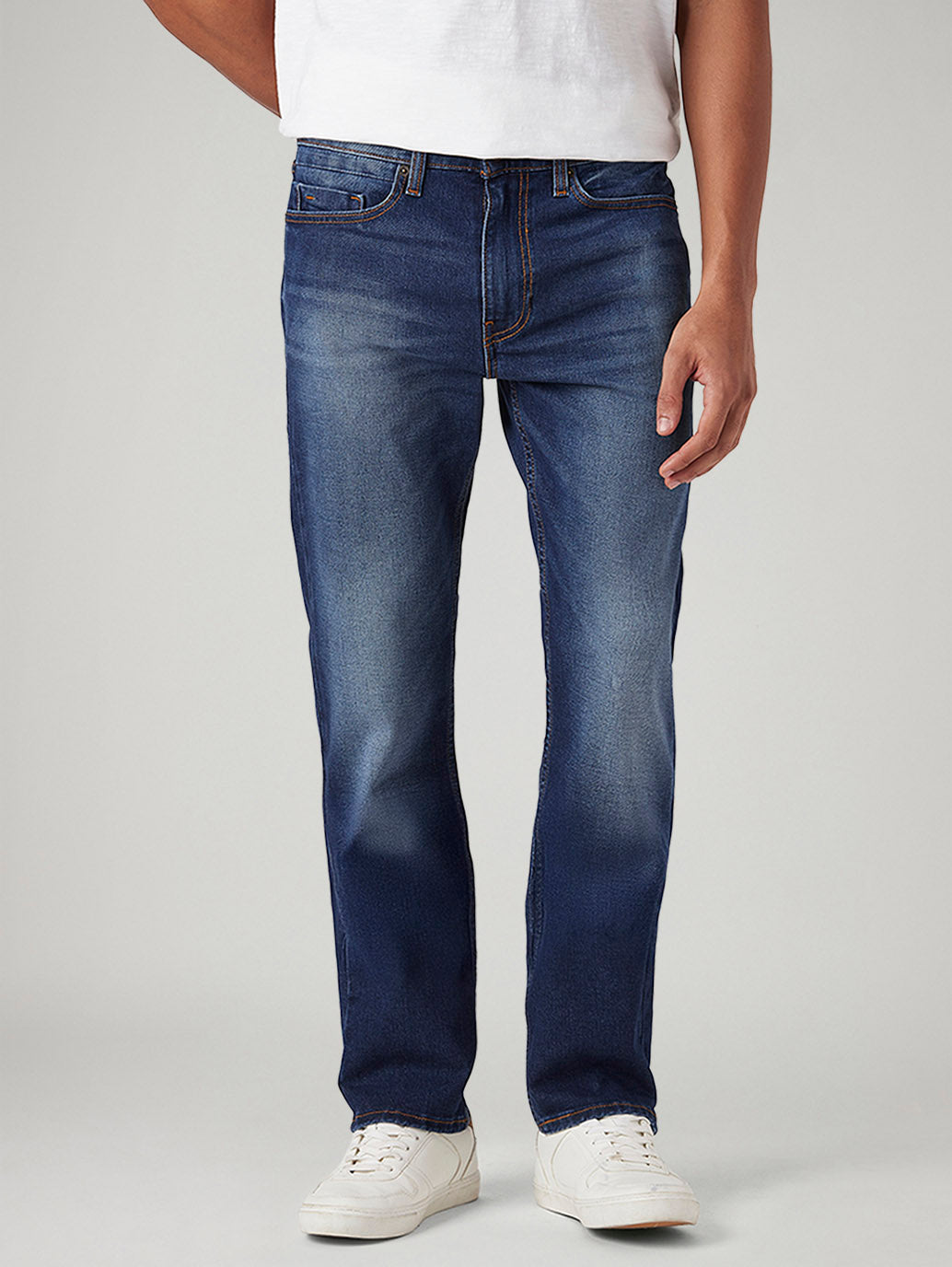 Men's 513 Blue Slim Straight Fit Hyper Stretch Jeans