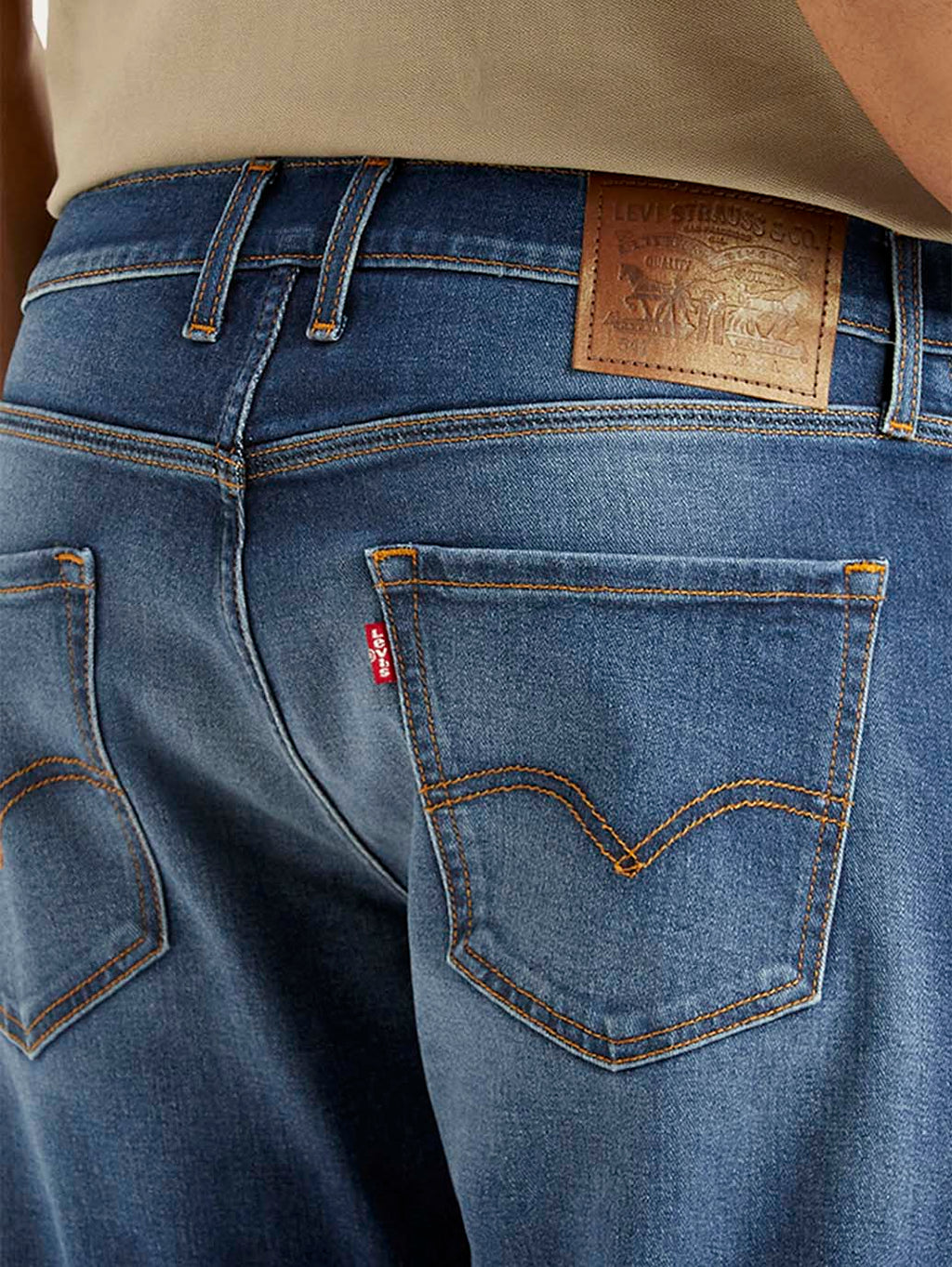 Men's 541 Blue Athletic Tapered Fit Hyper Stretch Jeans