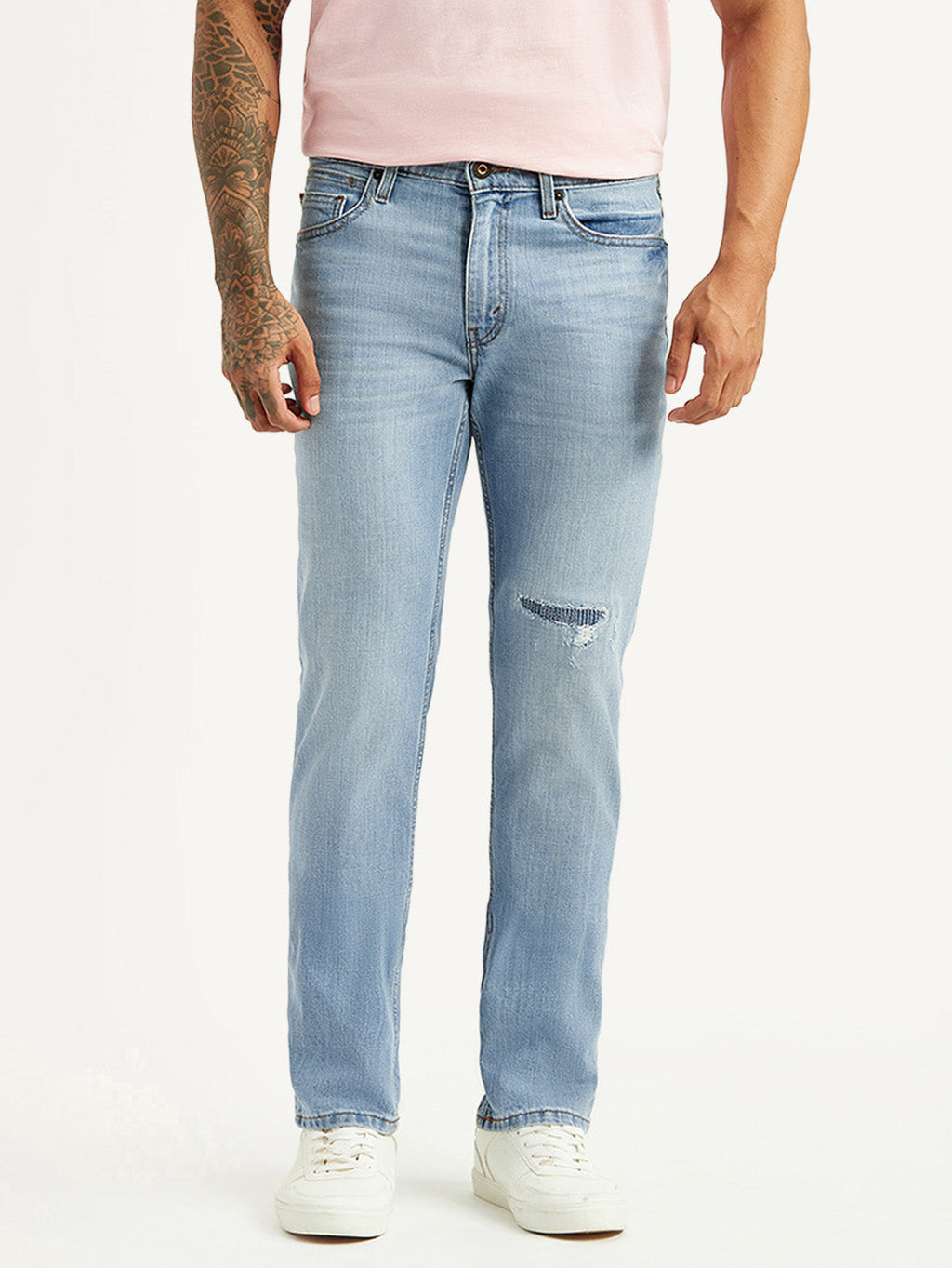 Men's 511 Light Blue Slim Fit Mid Rise Jeans