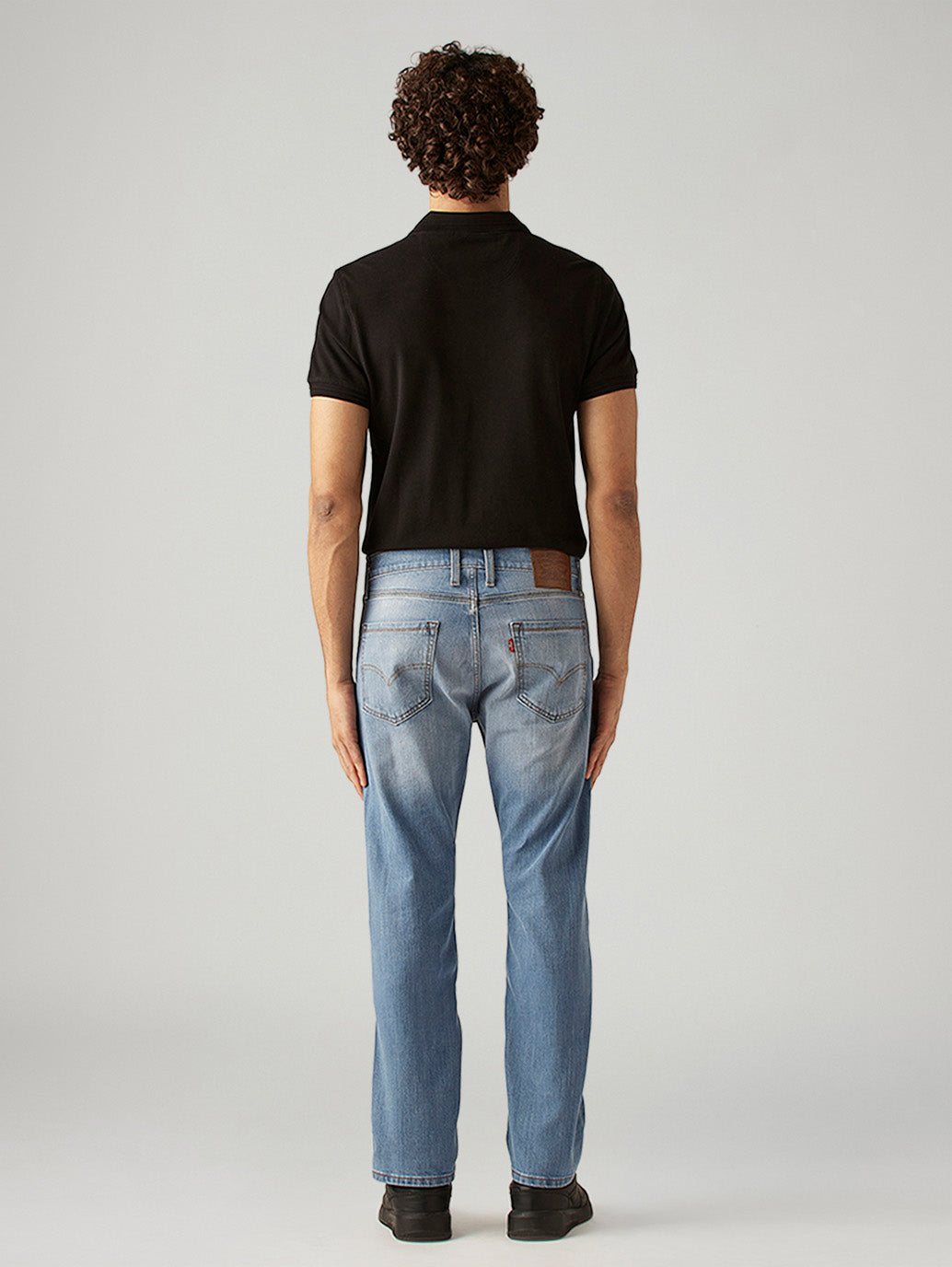 Men's 513 Light Blue Slim Straight Fit Mid Rise Jeans