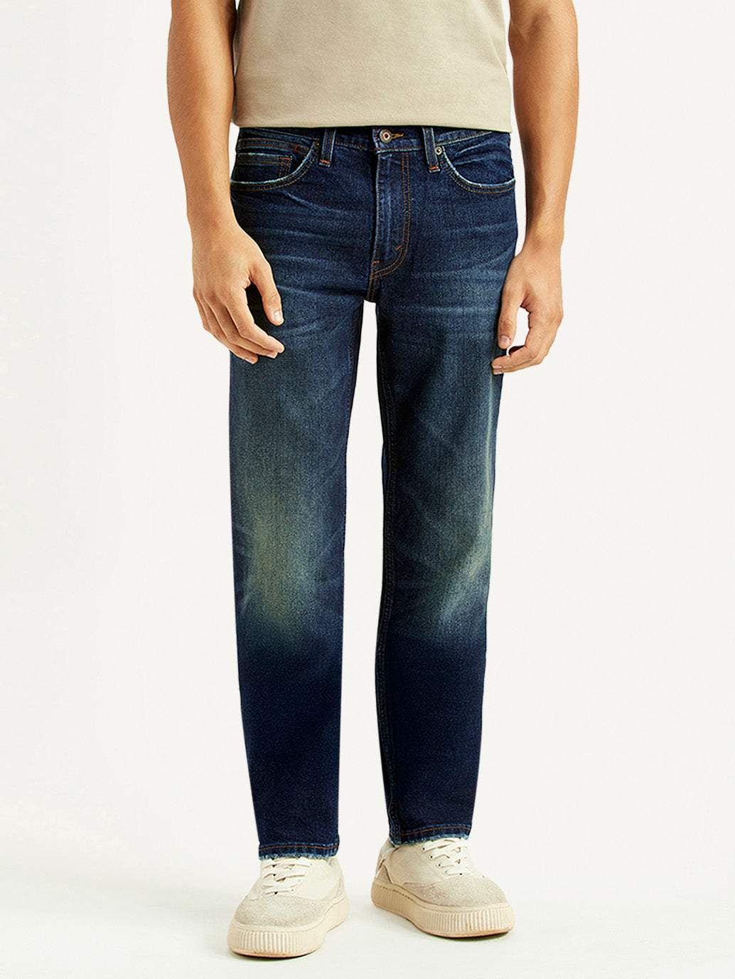 Men's 541 Navy Tapered Fit Hyper Stretch Jeans