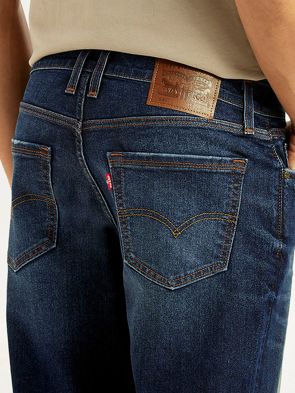 Men's 541 Navy Tapered Fit Hyper Stretch Jeans