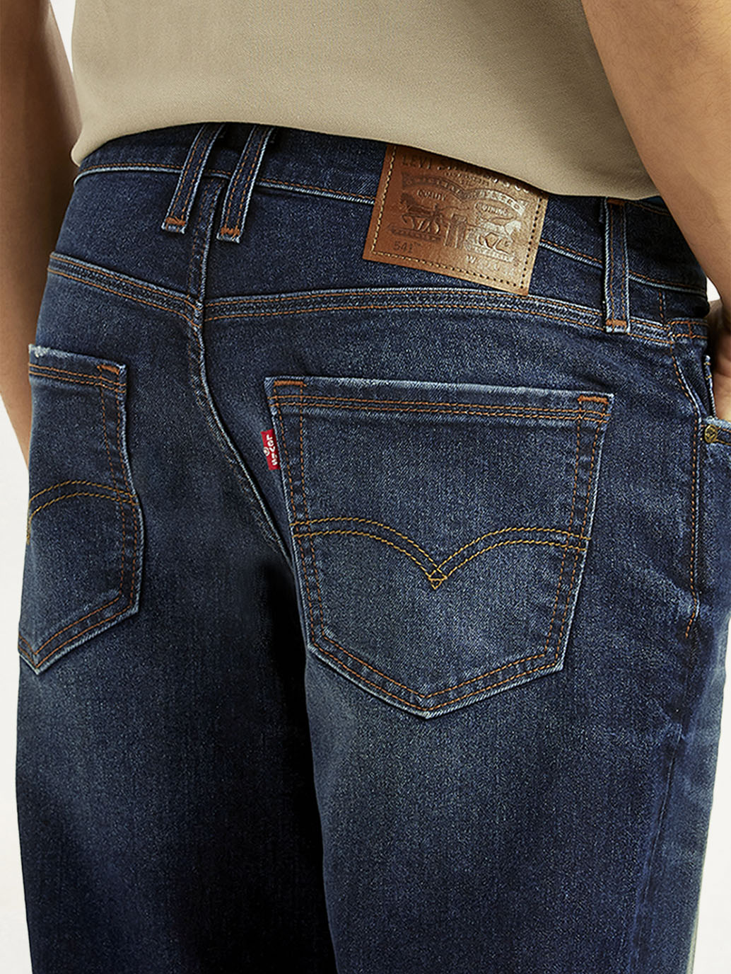 Men's 541 Navy Tapered Fit Hyper Stretch Jeans