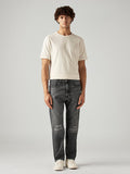 Men's 505 Grey Straight Fit Mid Rise Jeans