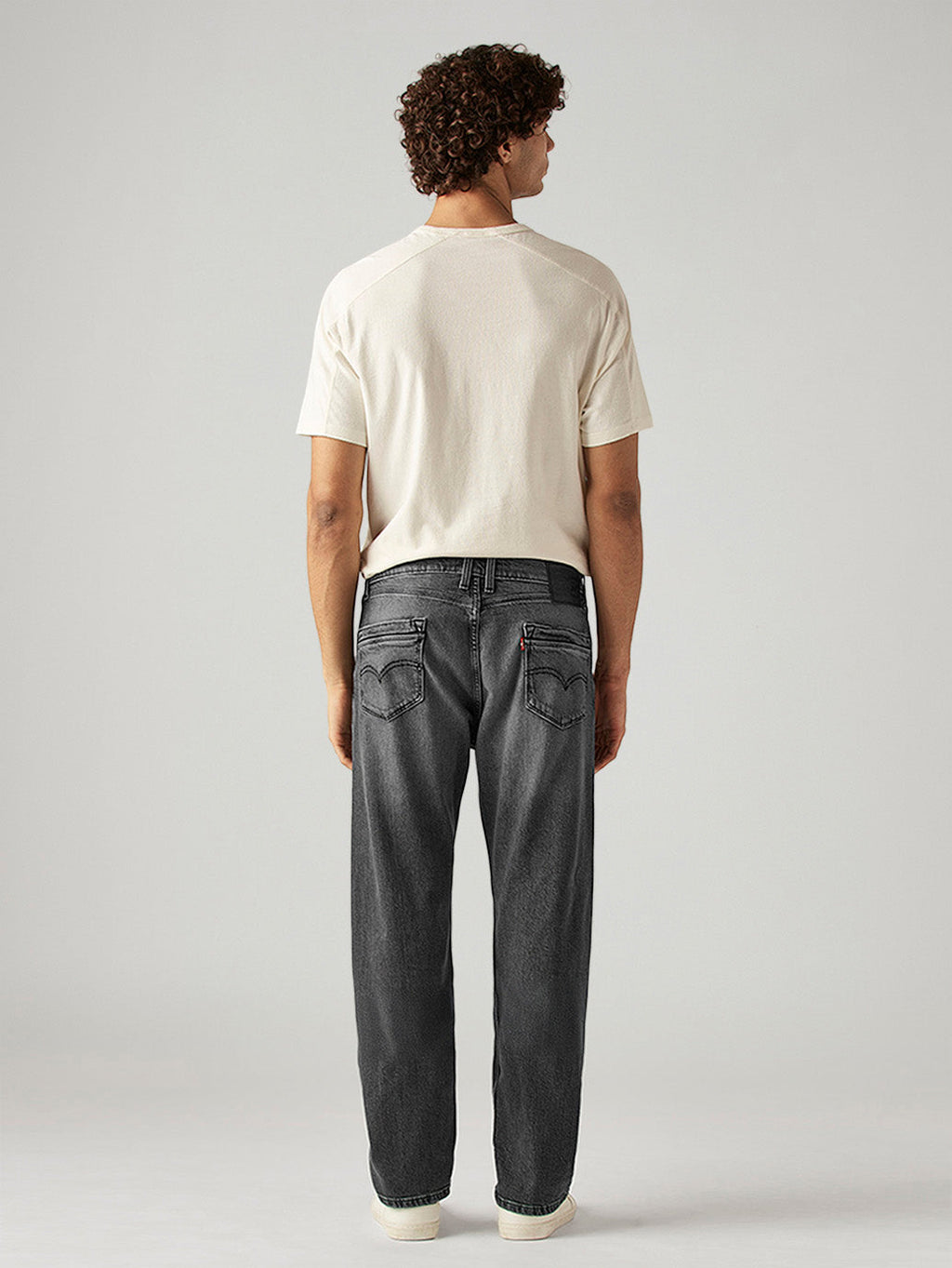 Men's 505 Grey Straight Fit Mid Rise Jeans
