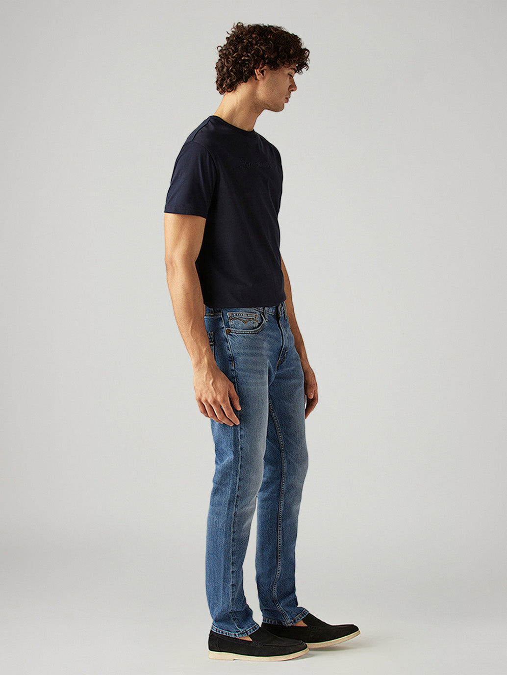 Men's 511 Blue Slim Fit Mid Rise Jeans