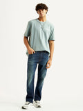 Men's 513 Navy Slim Straight Fit Mid Rise Jeans
