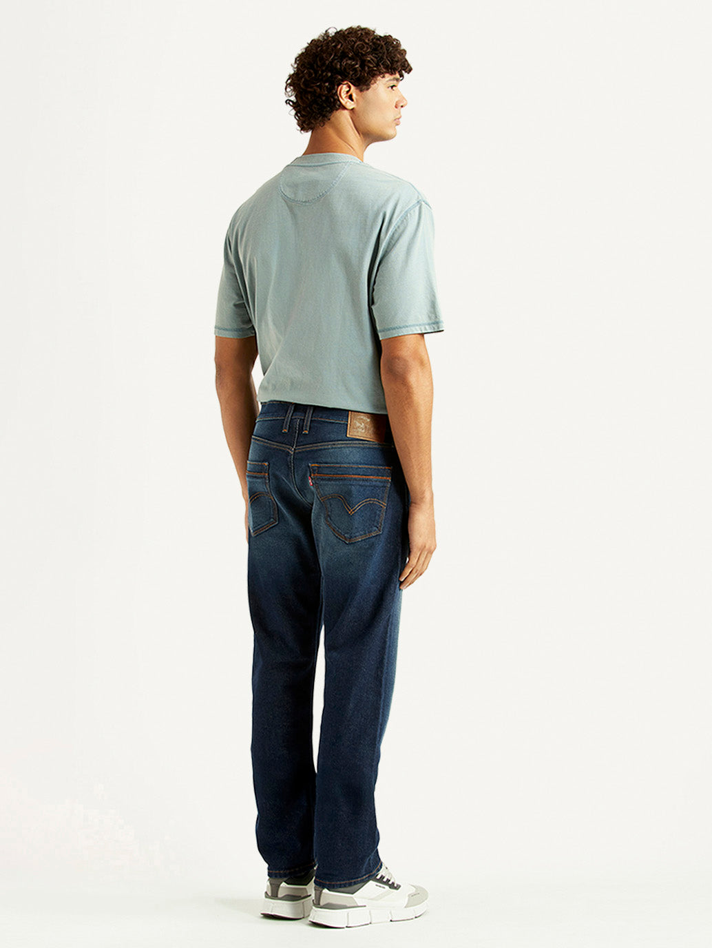 Men's 513 Navy Slim Straight Fit Mid Rise Jeans