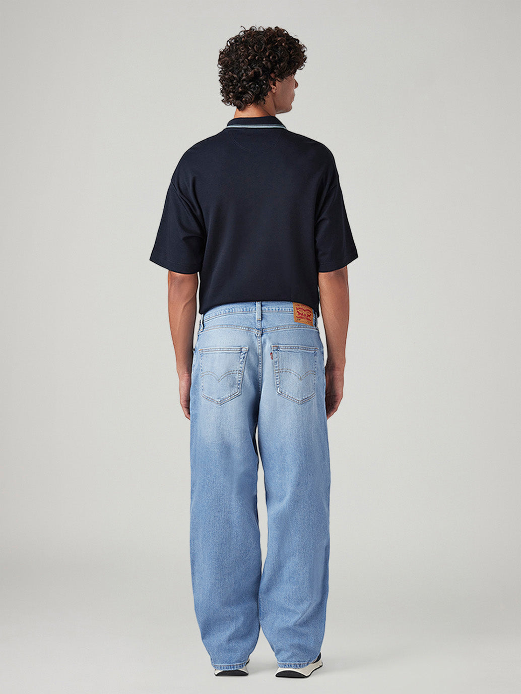 Men's 578 Light Blue Baggy Fit Mid Rise Jeans