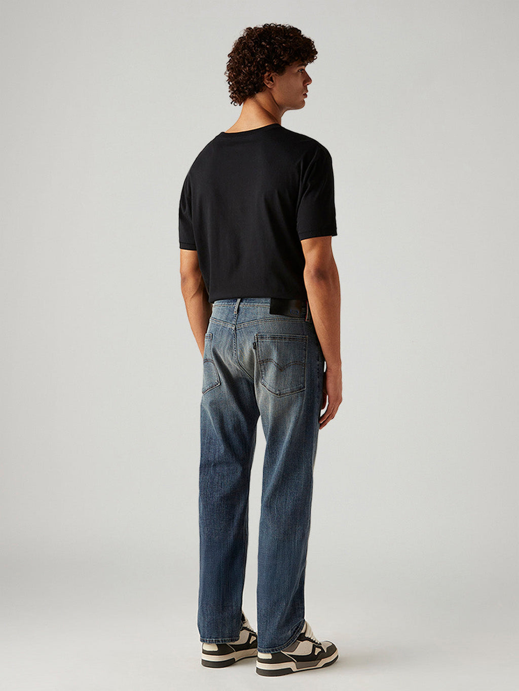Men's 505 Blue Straight Fit Hyper Stretch Jeans
