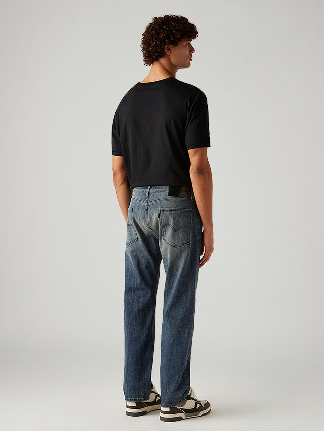 Men's 505 Blue Straight Fit Hyper Stretch Jeans