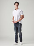 Men's 511 Dark-Blue Slim Fit Mid Rise Redloop Jeans
