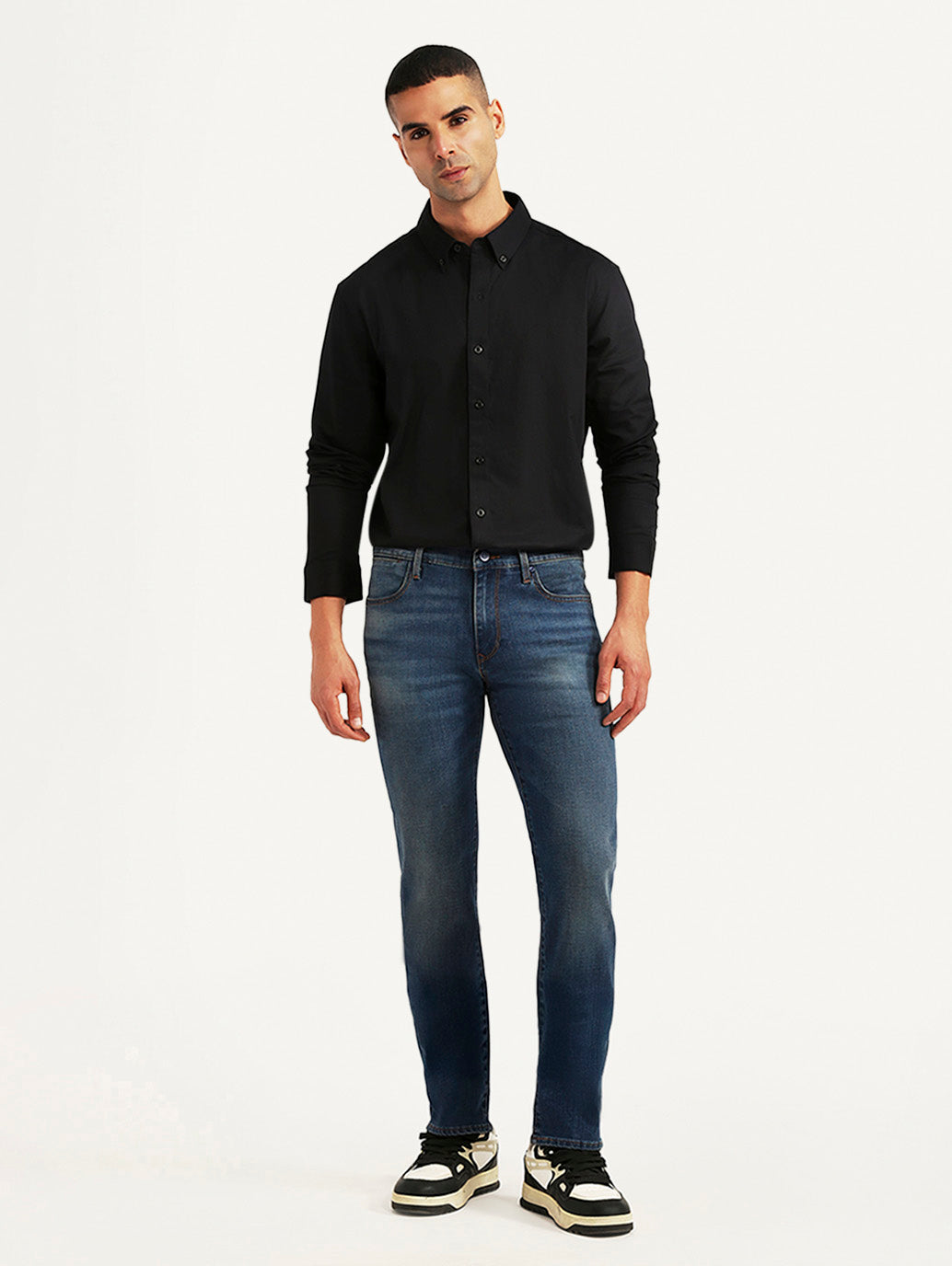 Men's Redloop 511 Blue Slim Fit Mid Rise Jeans