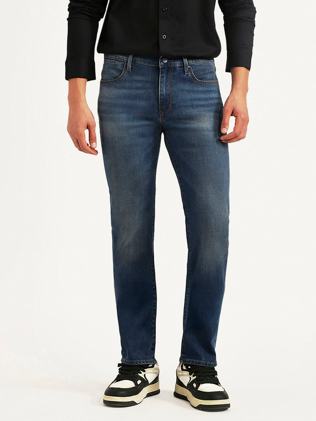 Men's Redloop 511 Blue Slim Fit Mid Rise Jeans